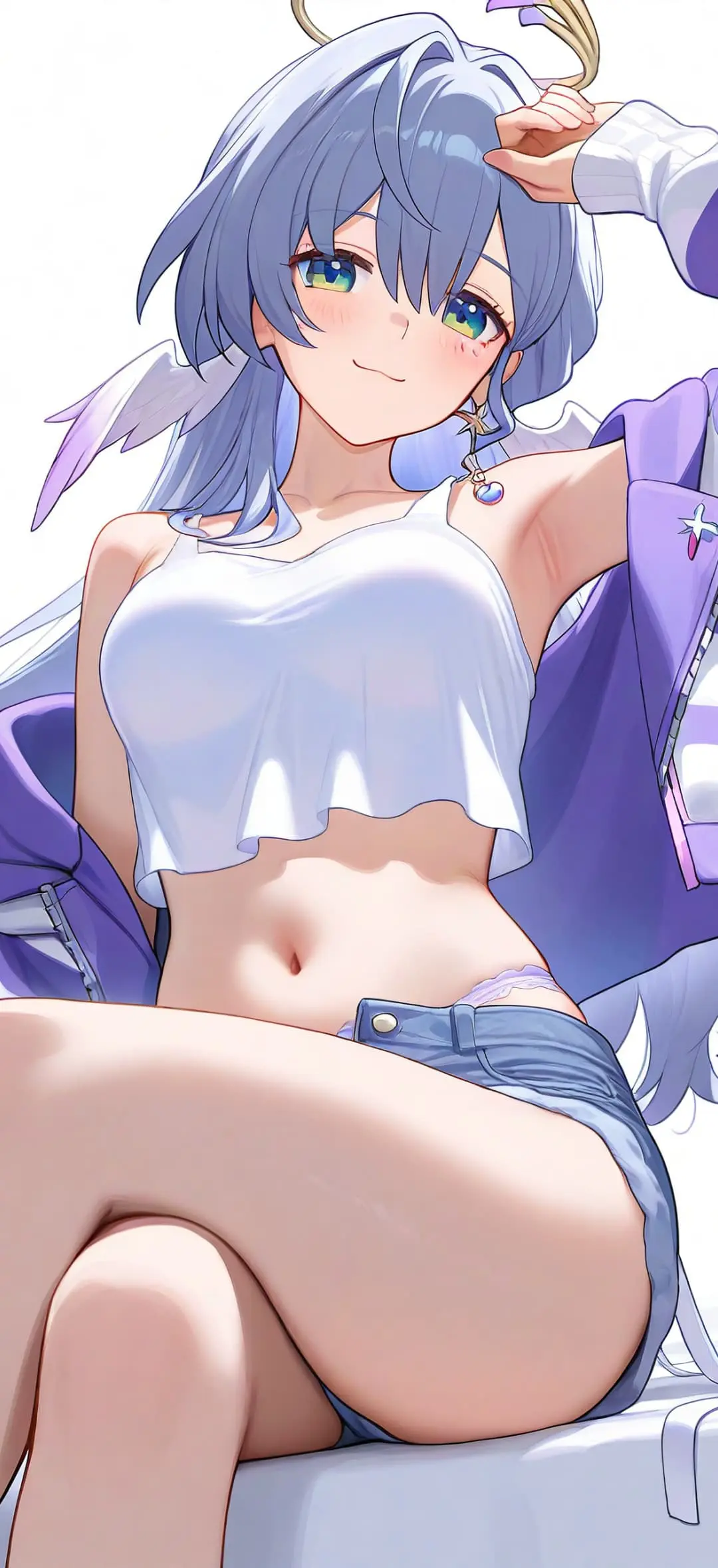 【动漫壁纸】蔚蓝档案 砂狼白子 明日奈 初音未来 绝区零 精灵耳 薇薇安 伊芙琳 星穹铁道 知更鸟 插画美图推荐 壁纸-第4张