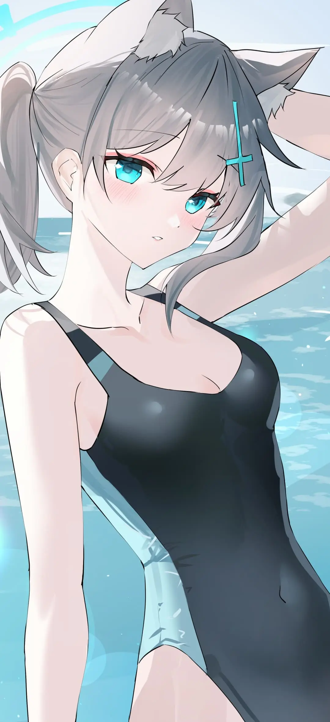 【动漫壁纸】蔚蓝档案 砂狼白子 明日奈 初音未来 绝区零 精灵耳 薇薇安 伊芙琳 星穹铁道 知更鸟 插画美图推荐 壁纸-第15张