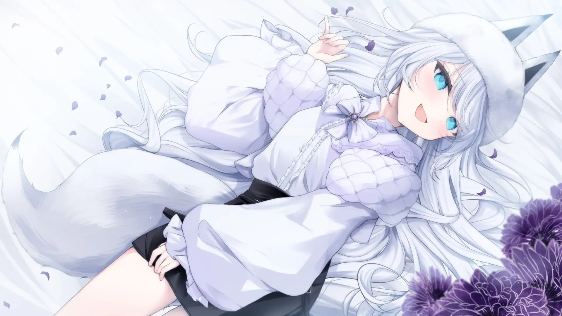 【动漫壁纸】蔚蓝档案 砂狼白子 明日奈 初音未来 绝区零 精灵耳 薇薇安 伊芙琳 星穹铁道 知更鸟 插画美图推荐 壁纸-第18张
