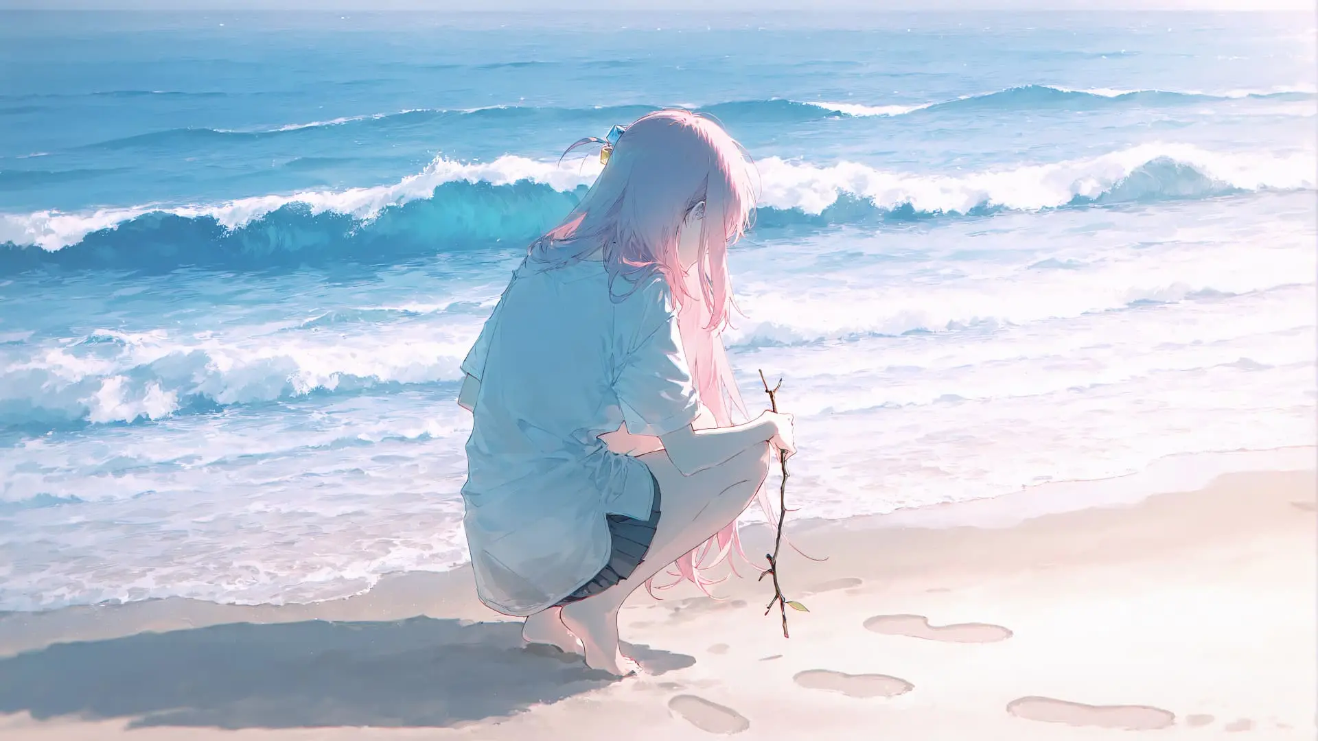 【动漫壁纸】绝区零 简杜 薇薇安 星穹铁道 流萤 原神 瓦蕾莎 妮露 鸣潮 赞妮 插画美图推荐 壁纸-第13张