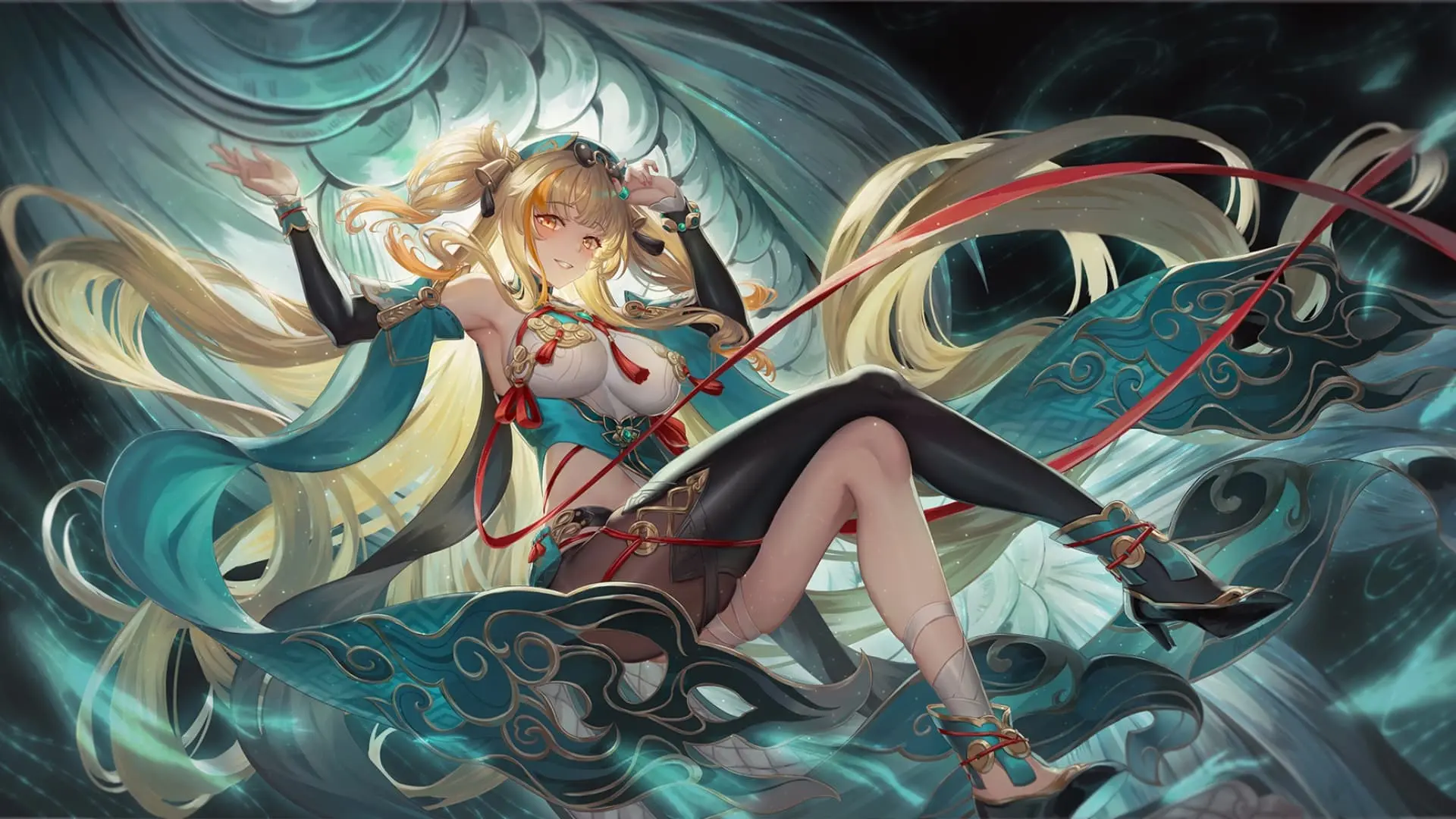 【动漫壁纸】布洛妮娅·扎伊切克 琪亚娜 松雀 灯 粉毛爱莉希雅 希儿·芙乐艾 黑猫 德丽莎 崩坏3同人角色 插画特辑推荐 壁纸-第18张