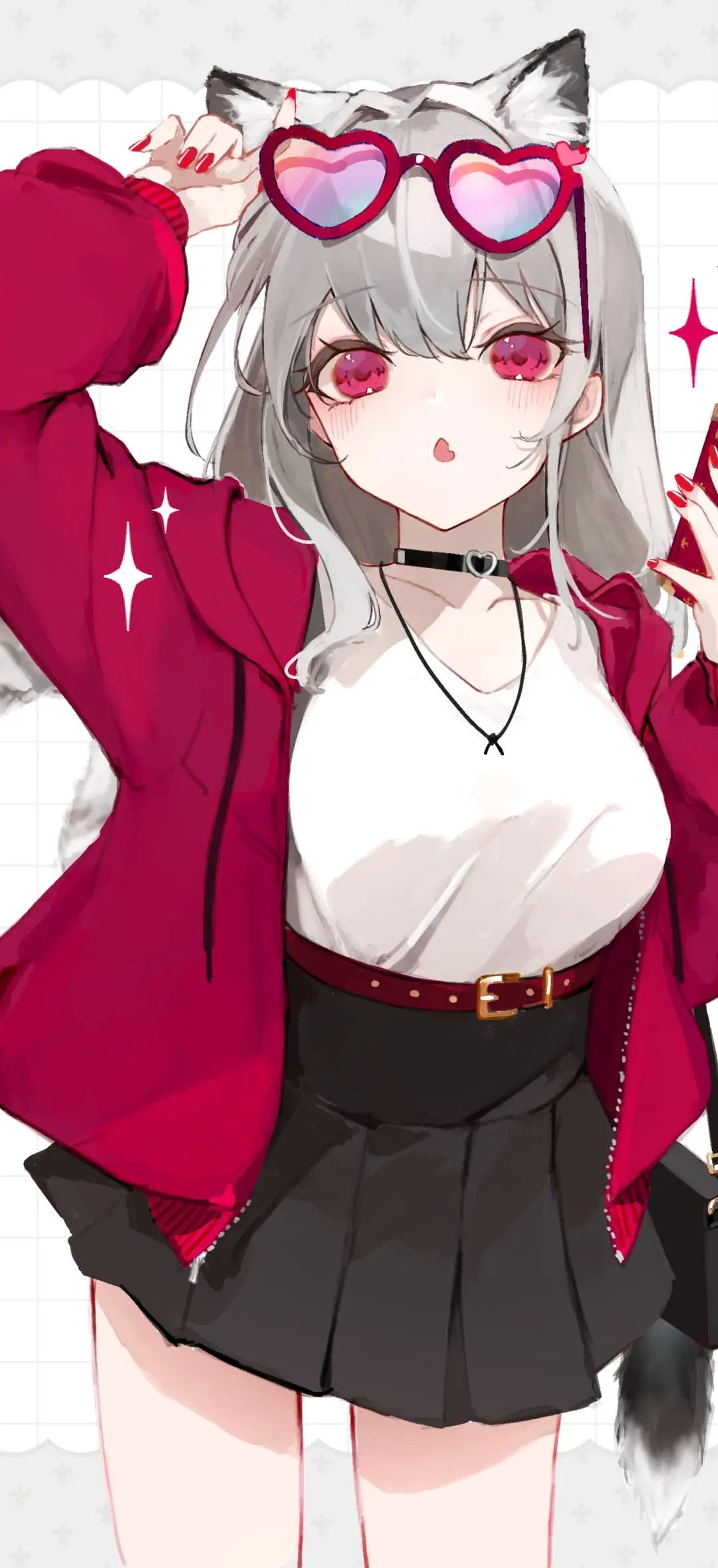 【动漫壁纸】蔚蓝档案 飞鸟马时 双马尾美少女 绘画 星穹铁道 流萤 绝区零 薇薇安 明日方舟 黍 插画美图推荐 壁纸-第2张
