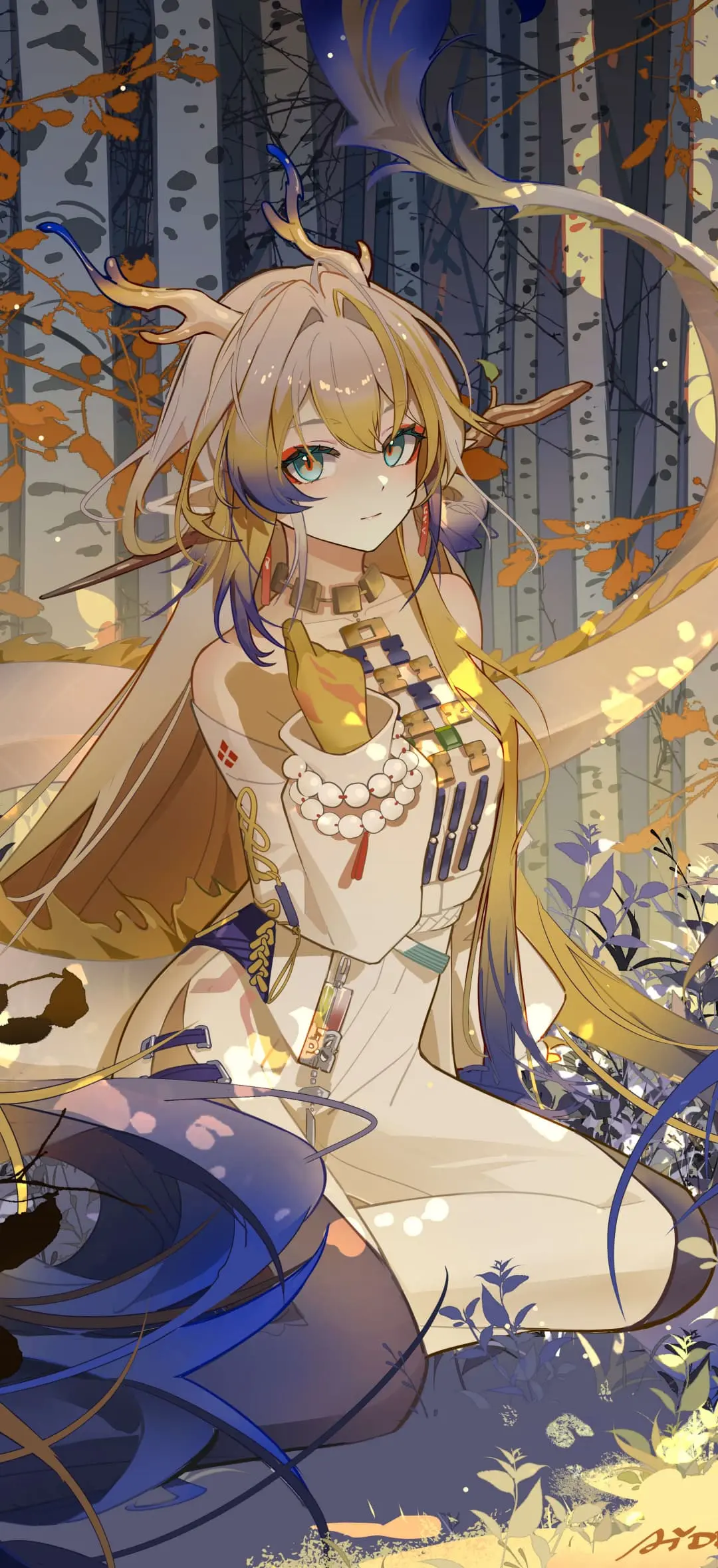 【动漫壁纸】蔚蓝档案 飞鸟马时 双马尾美少女 绘画 星穹铁道 流萤 绝区零 薇薇安 明日方舟 黍 插画美图推荐 壁纸-第6张
