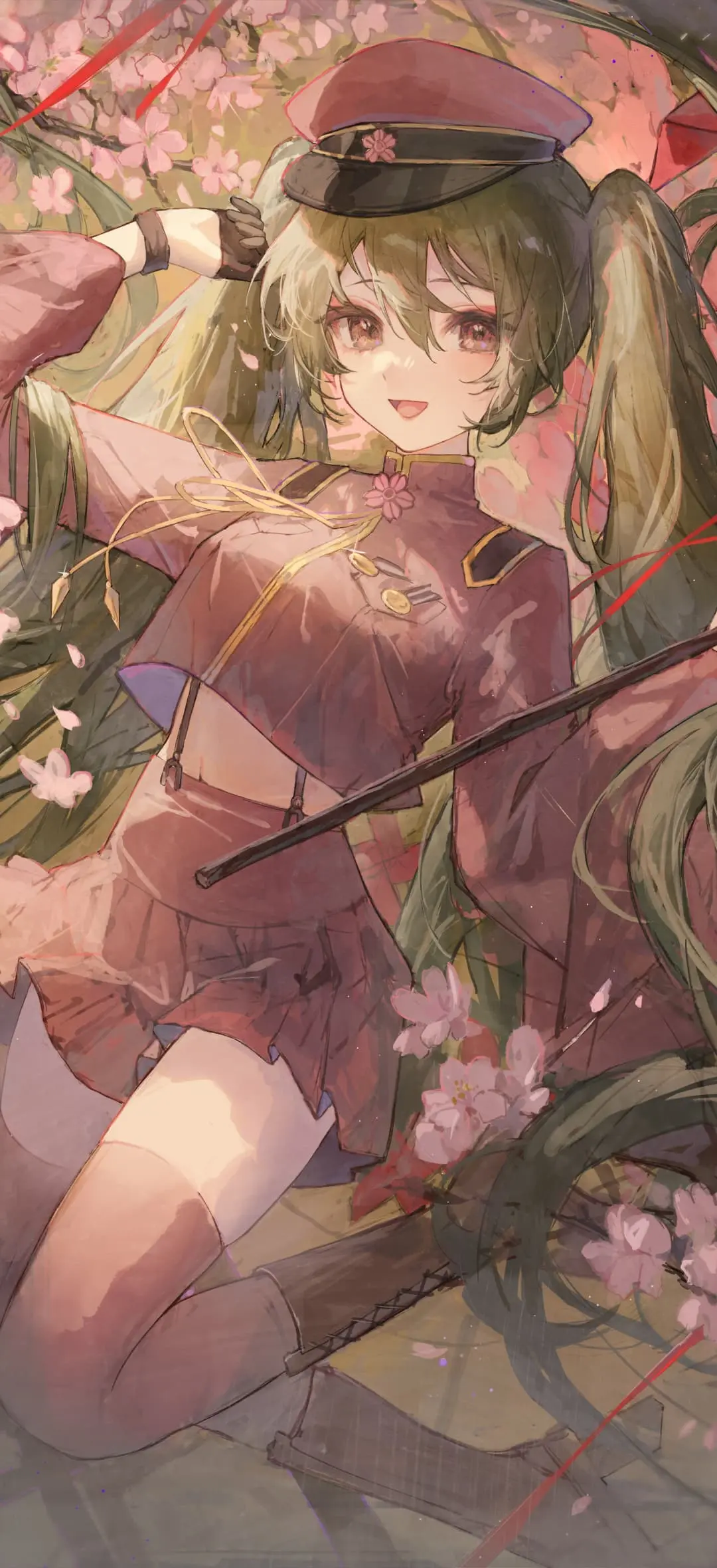 【动漫壁纸】蔚蓝档案 飞鸟马时 双马尾美少女 绘画 星穹铁道 流萤 绝区零 薇薇安 明日方舟 黍 插画美图推荐 壁纸-第9张