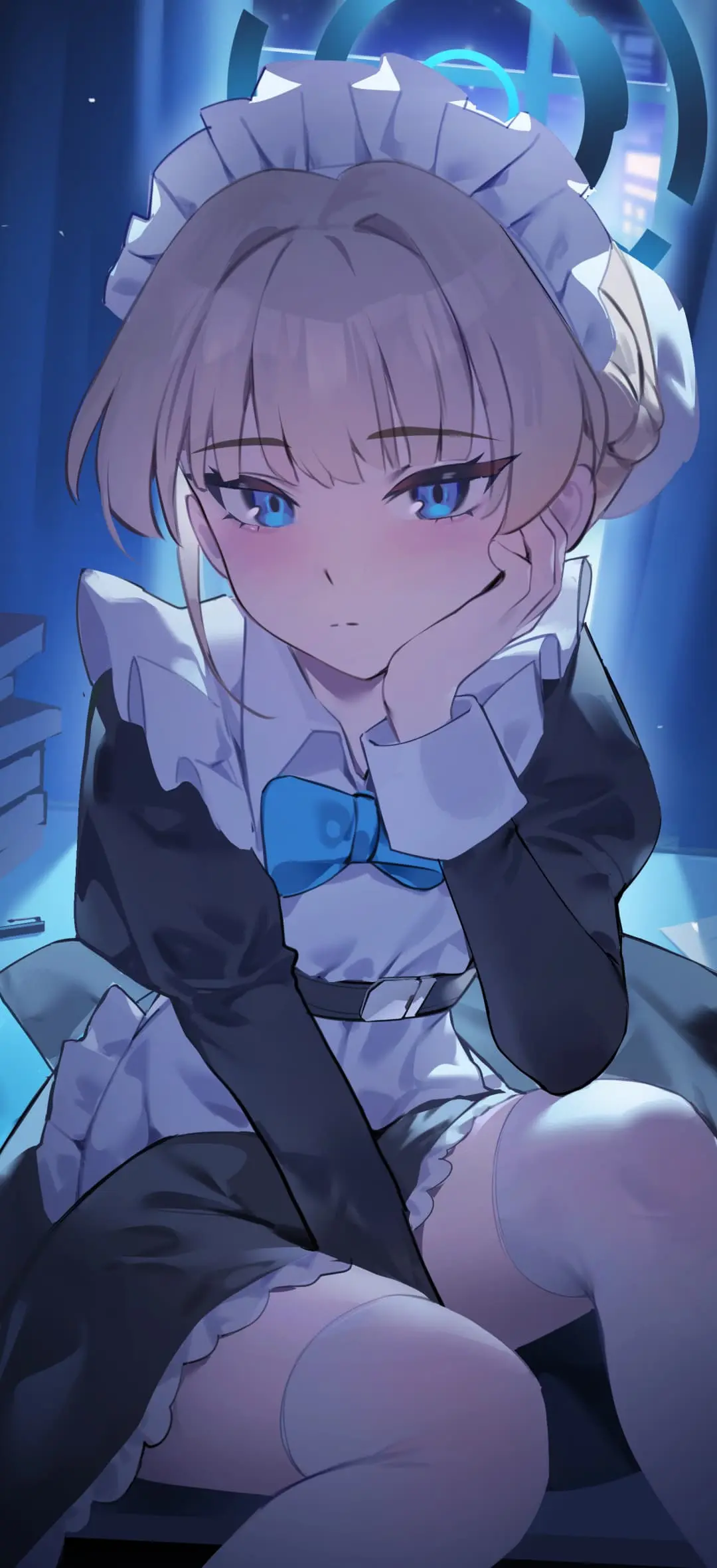 【动漫壁纸】蔚蓝档案 飞鸟马时 双马尾美少女 绘画 星穹铁道 流萤 绝区零 薇薇安 明日方舟 黍 插画美图推荐 壁纸-第16张