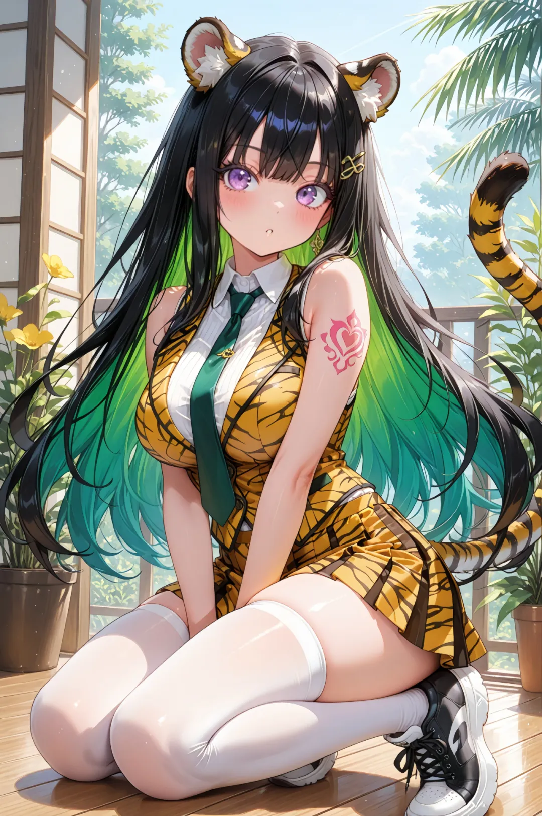 【动漫壁纸】绝区零 薇薇安 蔚蓝档案 飞鸟马时 小鲨鱼 插画美图来咯~ 壁纸-第9张