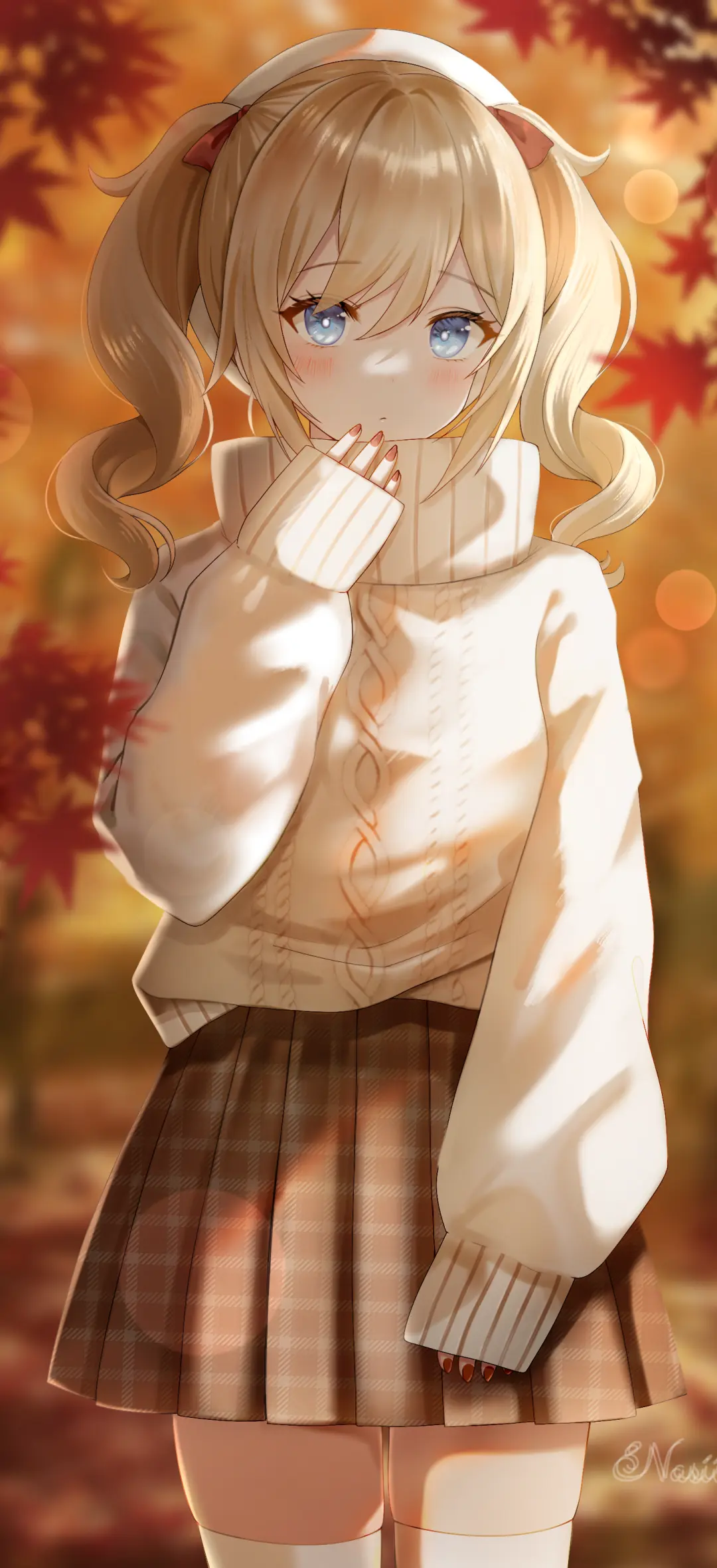 【动漫壁纸】原神 荧 妮露 芙宁娜 胡桃 刻晴 芭芭拉 绝区零 妮可 米哈游全家桶角色插画美图推荐 壁纸-第12张