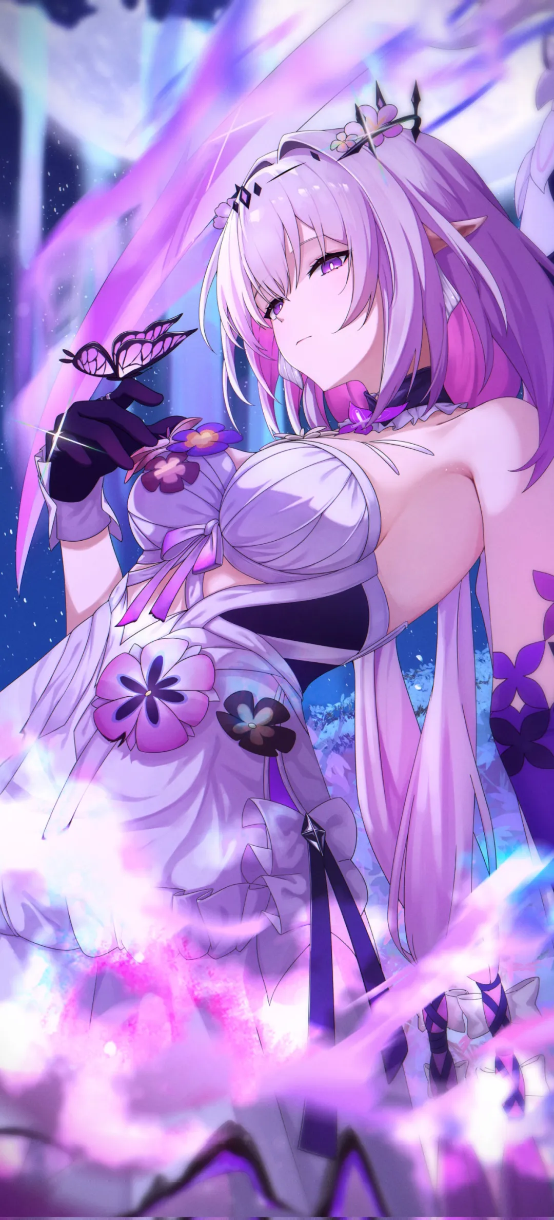 【动漫壁纸】白毛兽耳美少女 初音未来 星穹铁道 卡芙卡 遐蝶 大黑塔 插画美图推荐 壁纸-第1张