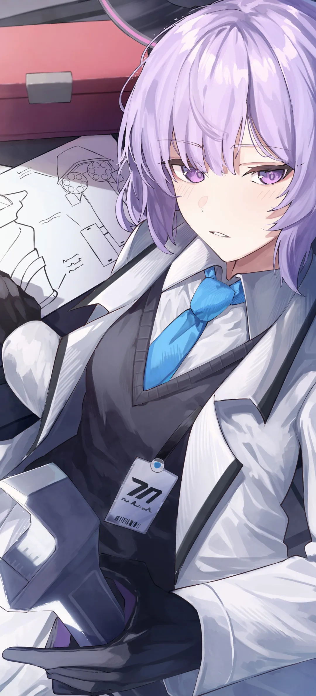 【动漫壁纸】白毛兽耳美少女 初音未来 星穹铁道 卡芙卡 遐蝶 大黑塔 插画美图推荐 壁纸-第2张