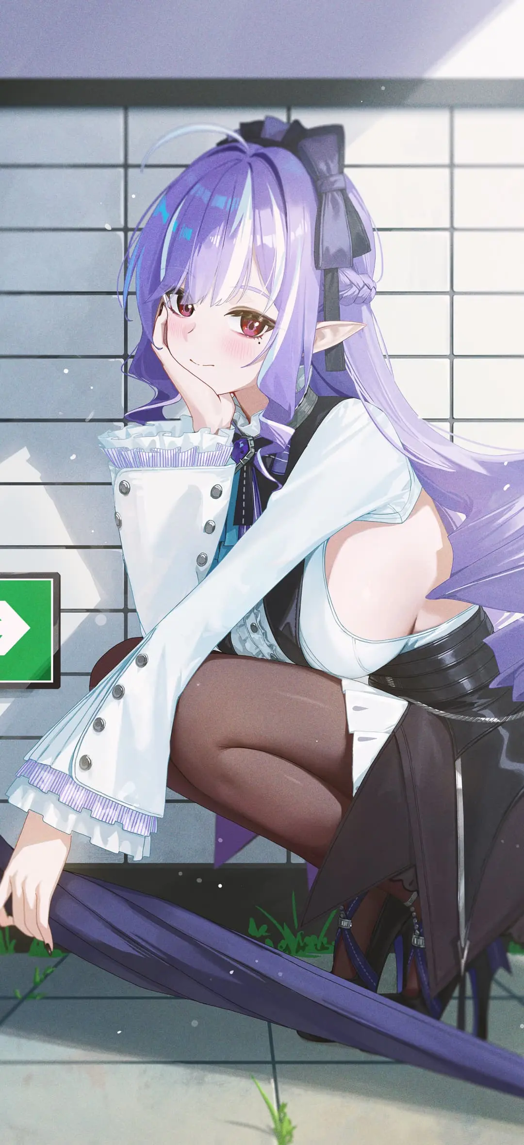 【动漫壁纸】明日方舟 阿米娅 星穹铁道 遐蝶 绝区零 薇薇安 星见雅 原神 瓦蕾莎 JK美少女 插画美图 壁纸-第1张