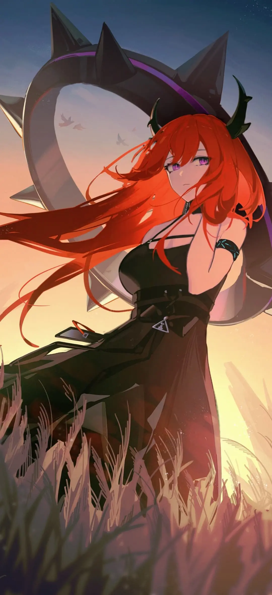 【动漫壁纸】明日方舟 阿米娅 星穹铁道 遐蝶 绝区零 薇薇安 星见雅 原神 瓦蕾莎 JK美少女 插画美图 壁纸-第9张