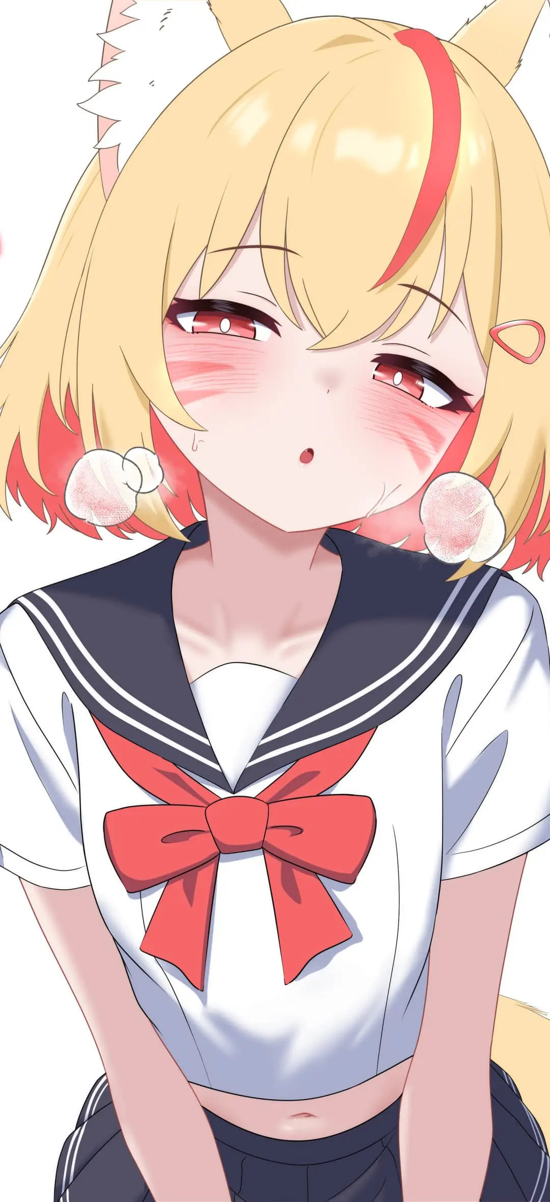 【动漫壁纸】明日方舟 阿米娅 星穹铁道 遐蝶 绝区零 薇薇安 星见雅 原神 瓦蕾莎 JK美少女 插画美图 壁纸-第12张