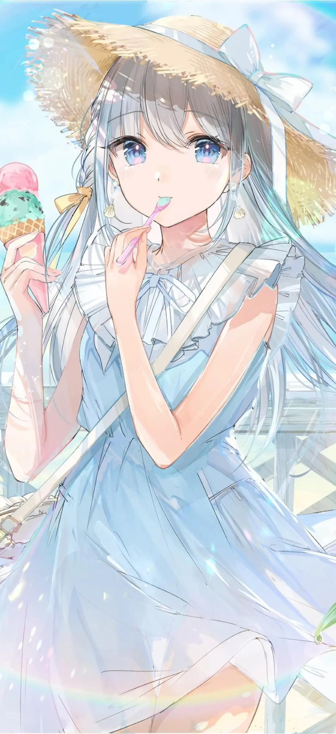 【动漫壁纸】蔚蓝档案 绮良 地雷系少女 绝区零 薇薇安 柏妮思 星穹铁道 遐蝶 初音未来 风景JK少女 插画美图（共66张） 壁纸-第8张