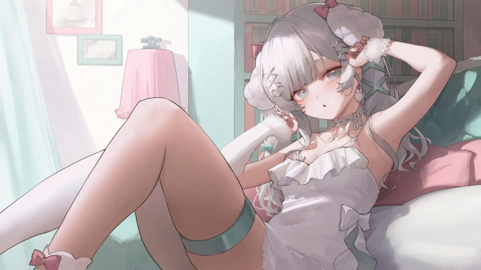 【动漫壁纸】绝区零 薇薇安 魔法少女小圆 鹿目圆 气球 双马尾少女 蔚蓝档案 陆八魔爱露 砂狼白子 插画美图推荐 壁纸-第18张