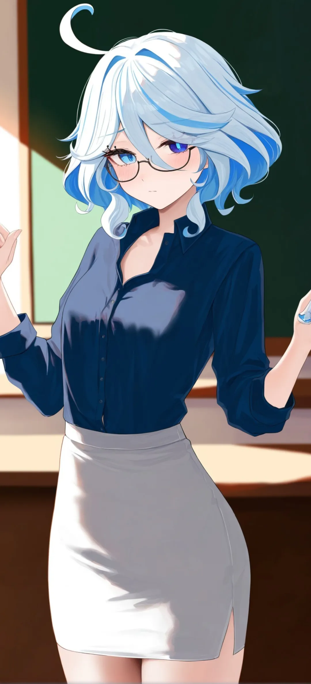 【动漫壁纸】蔚蓝档案 早濑优香 垃圾兔 原神 芙宁娜 运动服少女 星铁 卡芙卡 插画美图推荐 壁纸-第8张