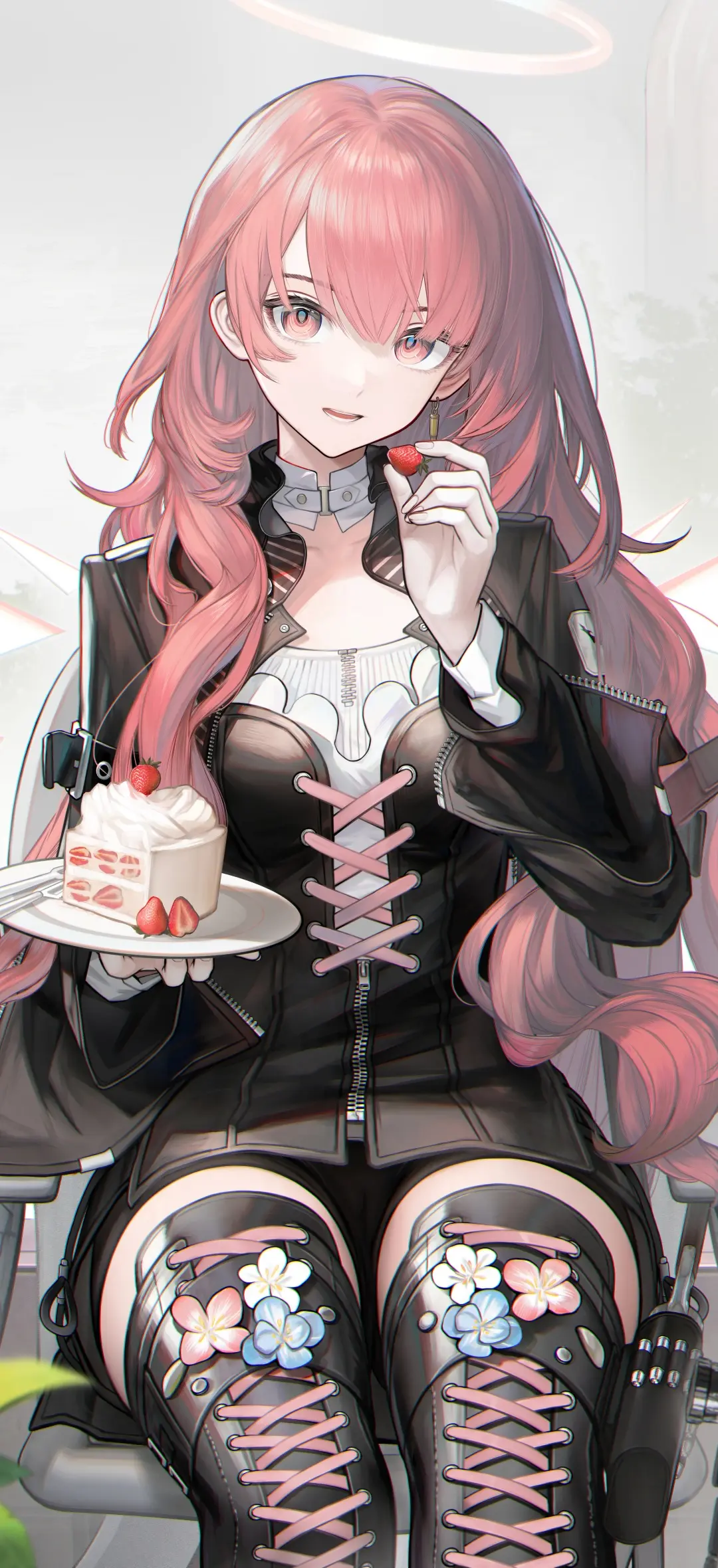 【动漫壁纸】明日方舟 阿米娅 电车 双马尾 初音未来 蔚蓝档案 圣园未花 妃咲 飞鸟马时 生盐诺亚 插画美图推荐 壁纸-第4张