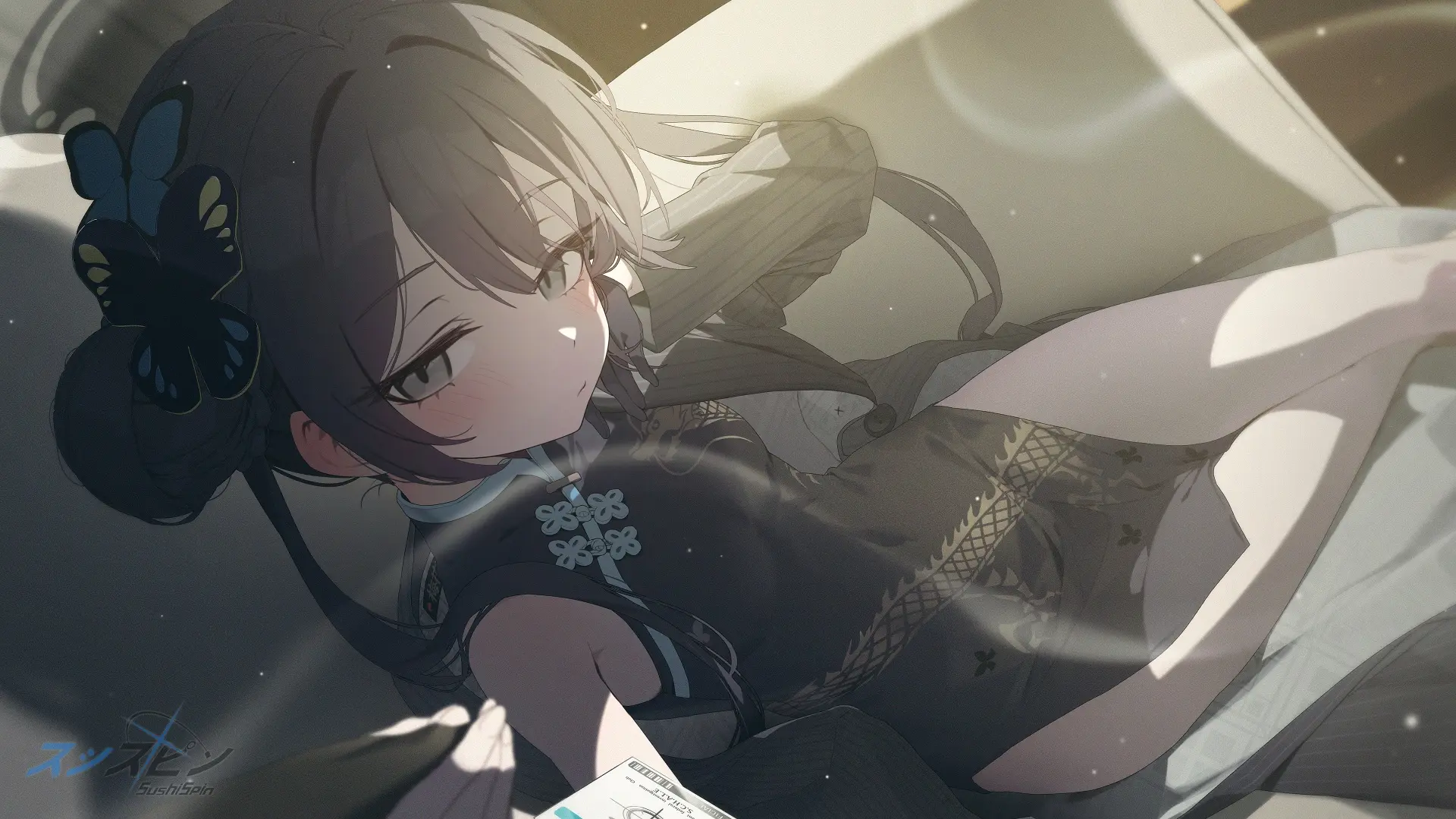 【动漫壁纸】明日方舟 阿米娅 电车 双马尾 初音未来 蔚蓝档案 圣园未花 妃咲 飞鸟马时 生盐诺亚 插画美图推荐 壁纸-第15张