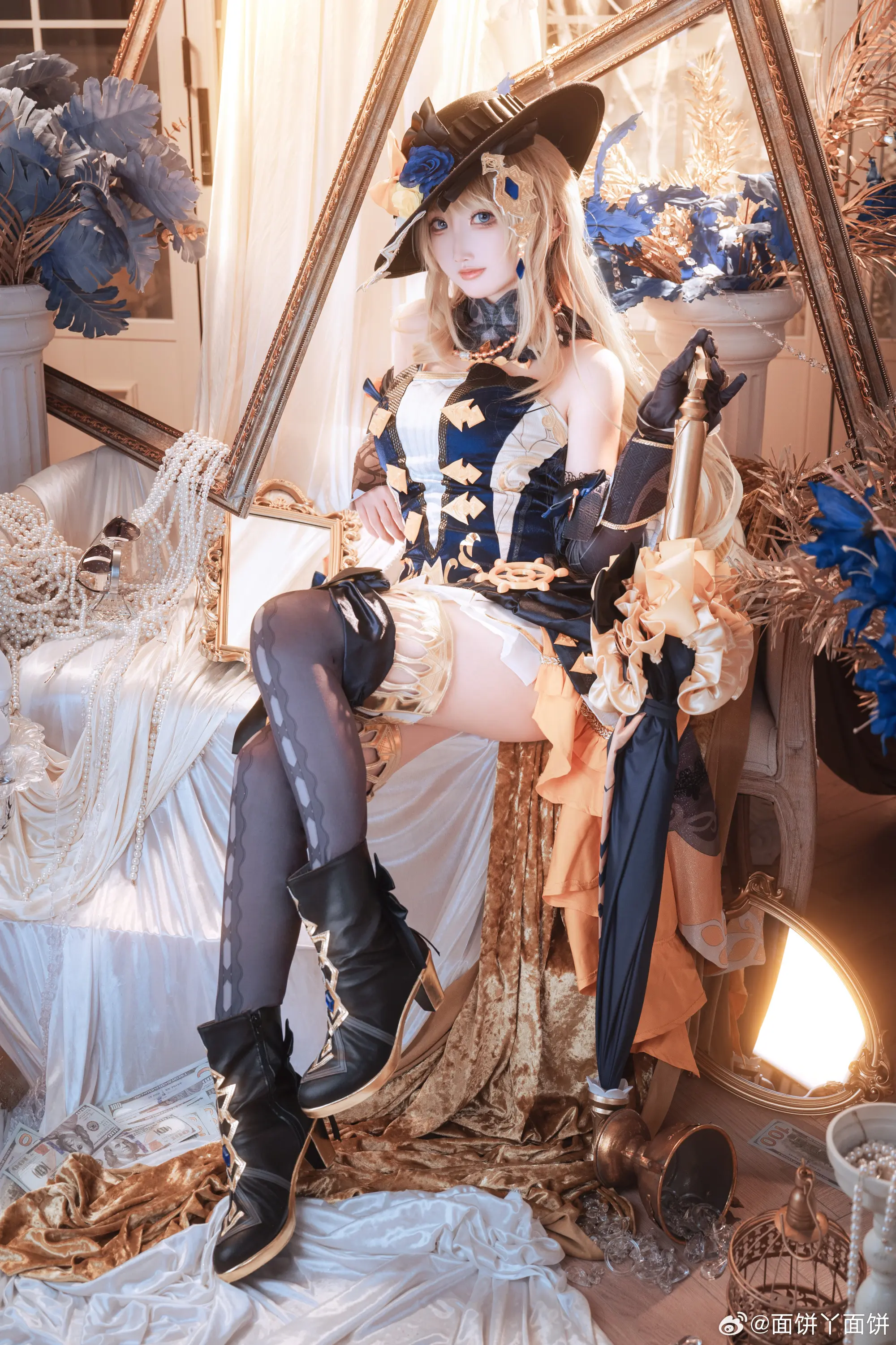 COSPLAY 原神 老板娜维娅很高兴认识你！@面饼丫面饼-公众号小姨ai