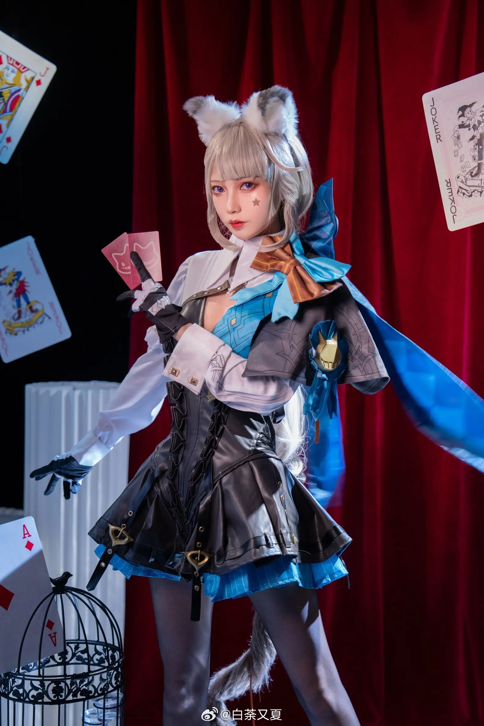 cosplay 噔噔——风系猫猫来咯~ 原神 琳妮特@白荼Sum-公众号小姨ai