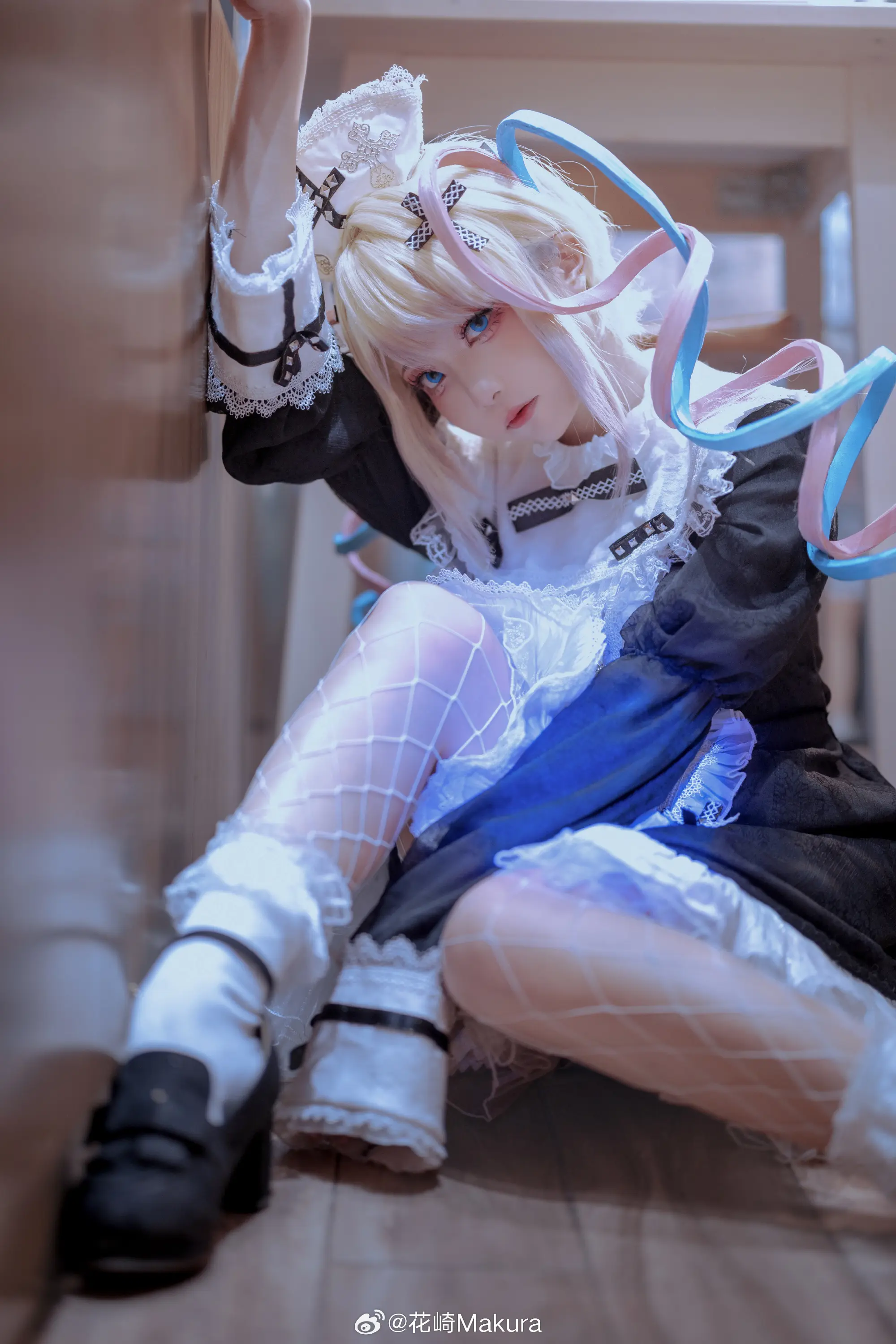 cosplay 主播女孩重度依赖@花崎Makura-公众号小姨ai