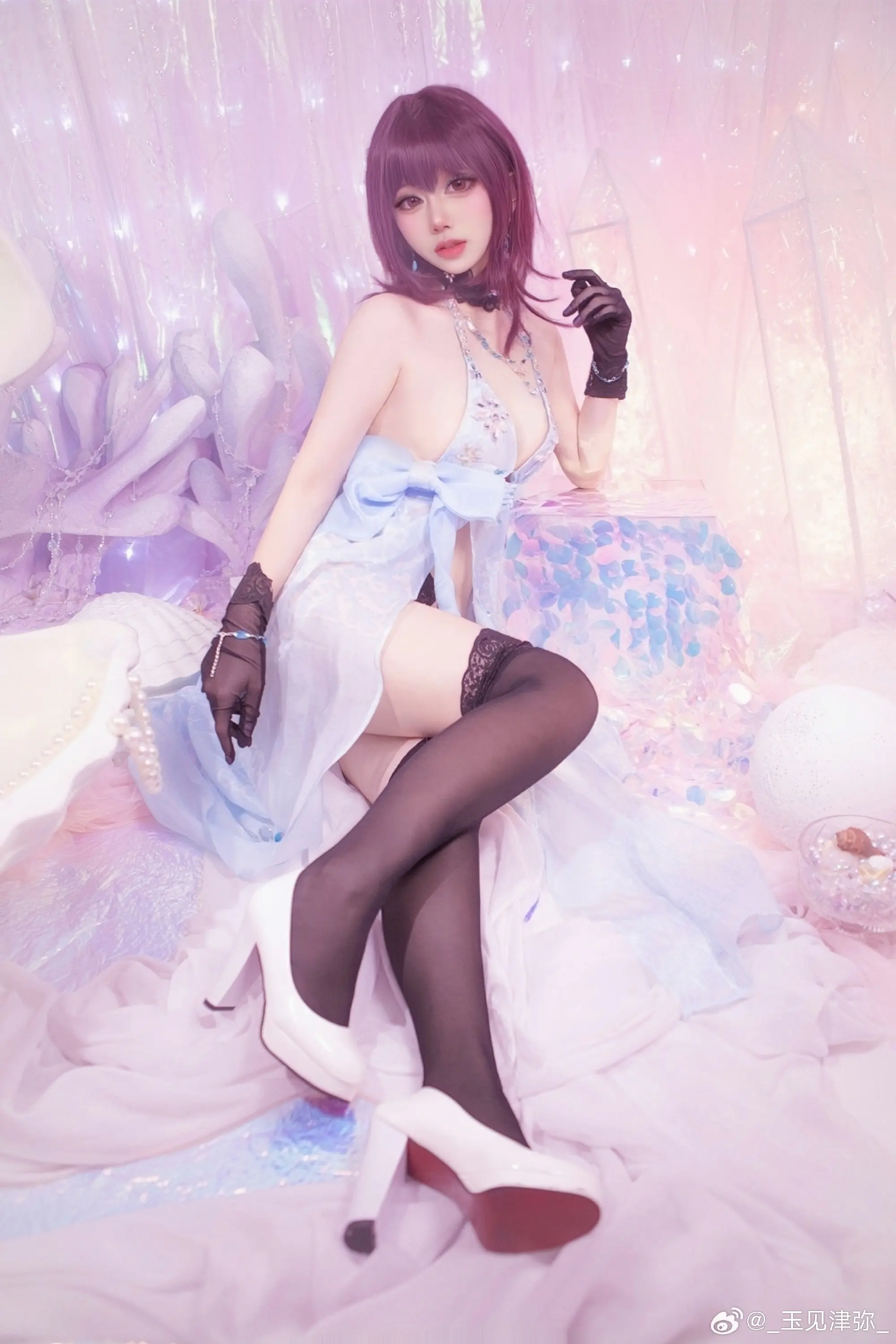 cosplay 你可以看入迷，但可别死得很难看哦？ Fate/GrandOrder 同人皇家糖霜-斯卡哈@_玉见津弥_-公众号小姨ai