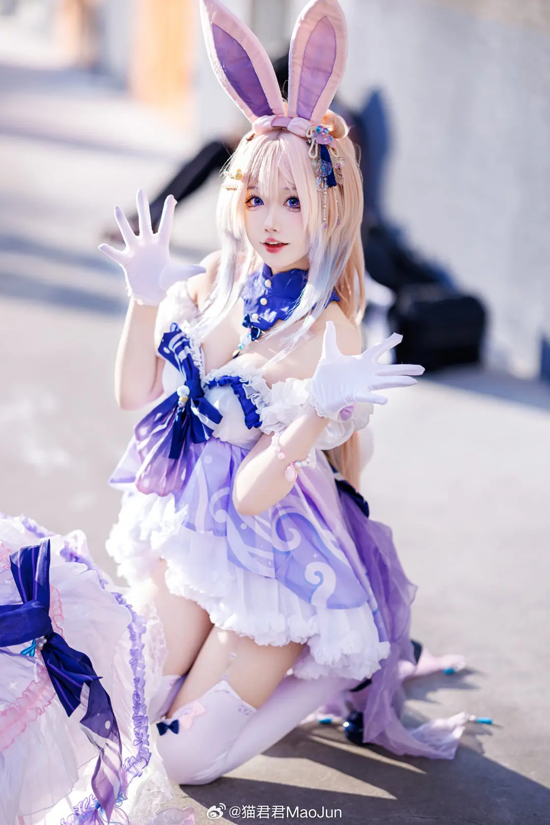 cosplay 这样的造型…旅行者喜欢吗？原神 珊瑚宫心海@猫君君MaoJun-公众号小姨ai