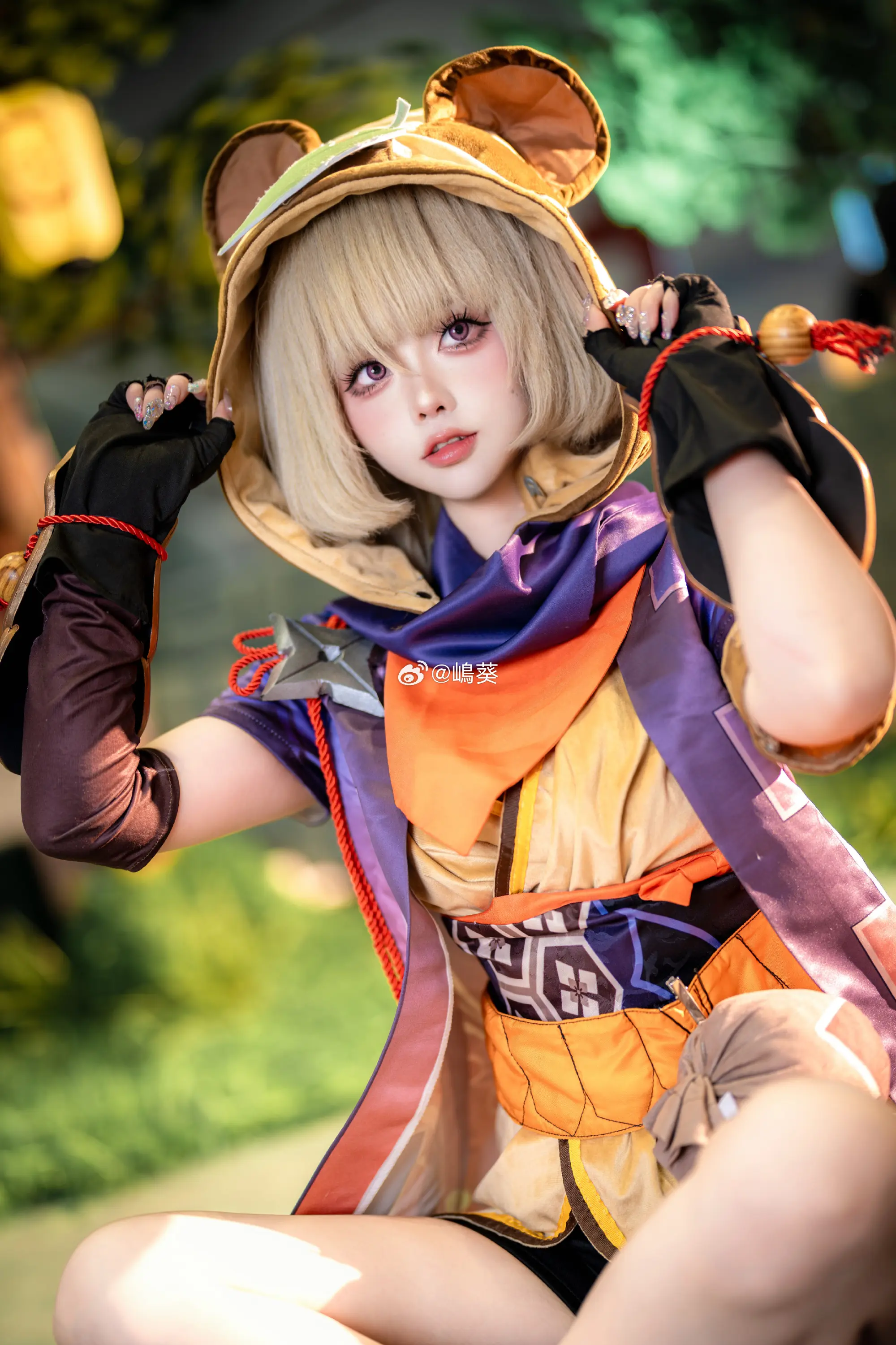 原神 诶？被发现了？不行…呜呼奥义！藏！早柚@嶋葵-公众号小姨ai