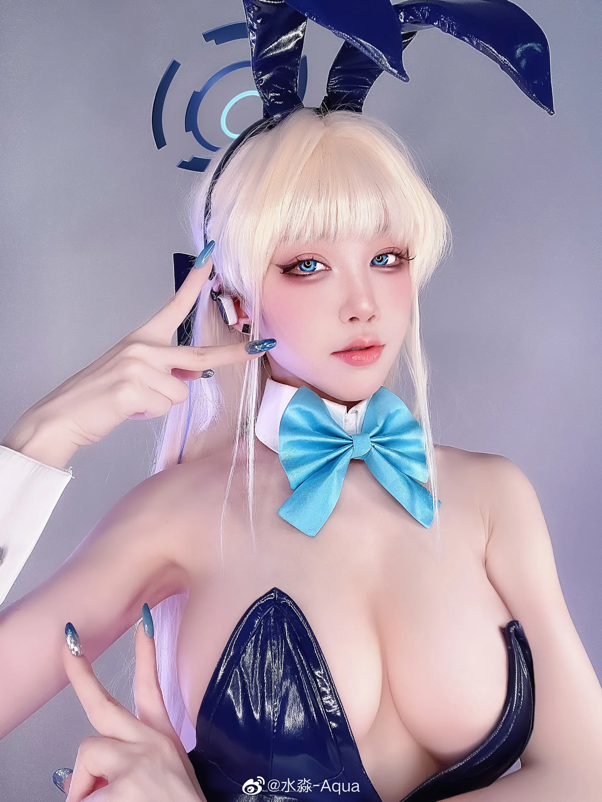 COSPLAY ✌🏻水水的无表情剪刀手✌🏻 ​​​蔚蓝档案 飞鸟马时 @水淼-Aqua-公众号小姨ai
