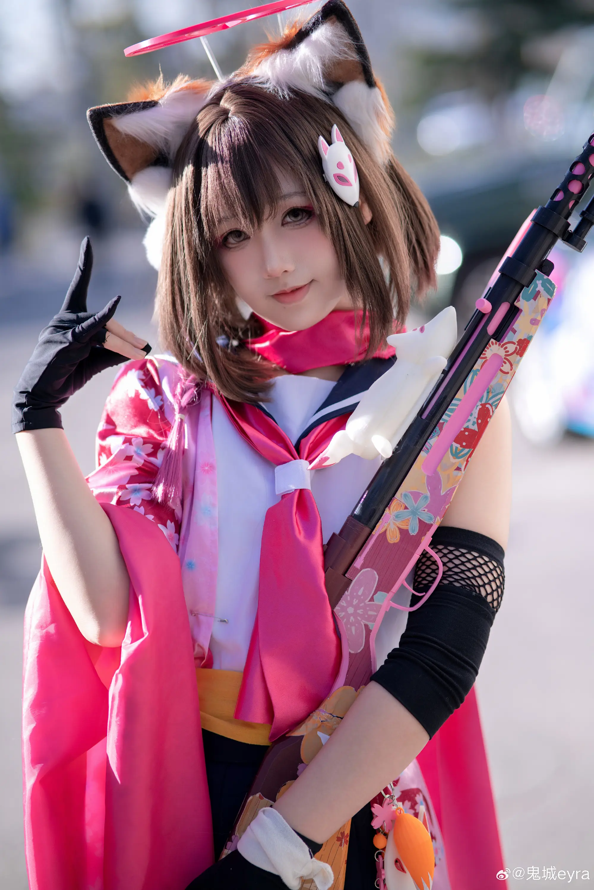 COSPLAY 忍忍(✧∇✧) 非常好小狐狸 碧蓝档案 泉奈cos@鬼城eyra-公众号小姨ai