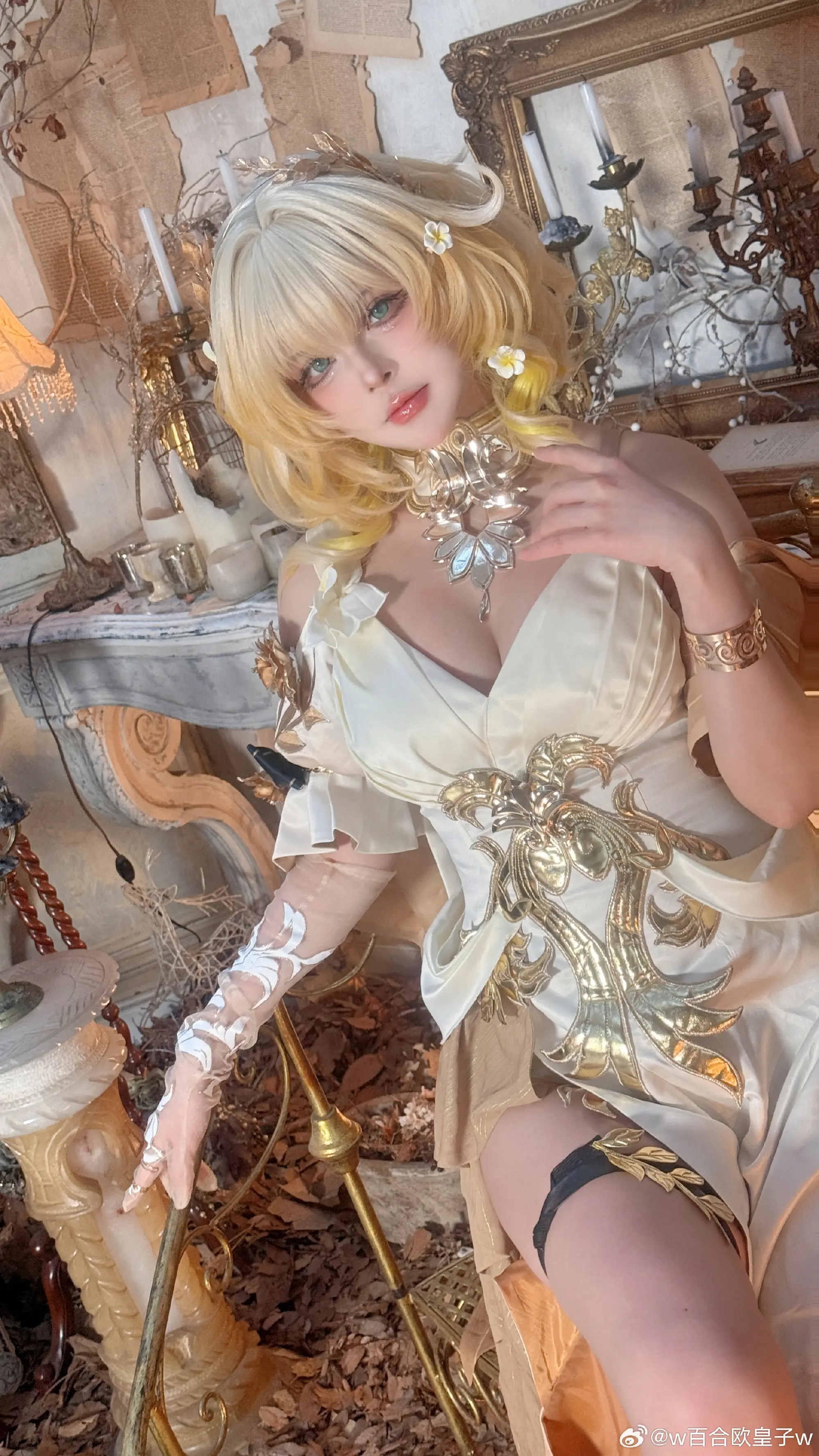COSPLAY 崩坏：星穹铁道 阿格莱雅@w百合欧皇子w-公众号小姨ai