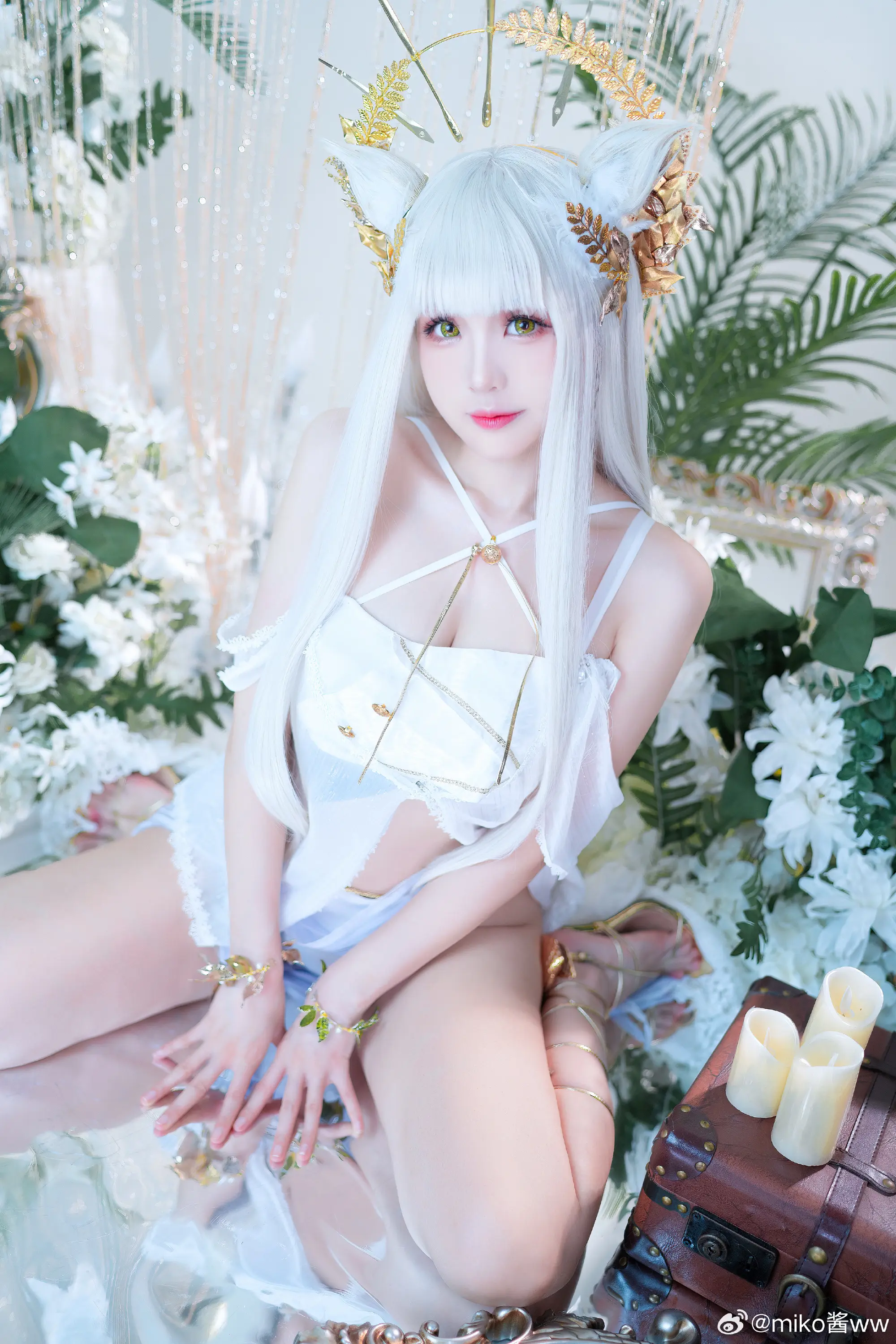 🌿✨灿阳朝露SD05-白金✨🌿  🌊明日方舟cos@miko酱ww-公众号小姨ai