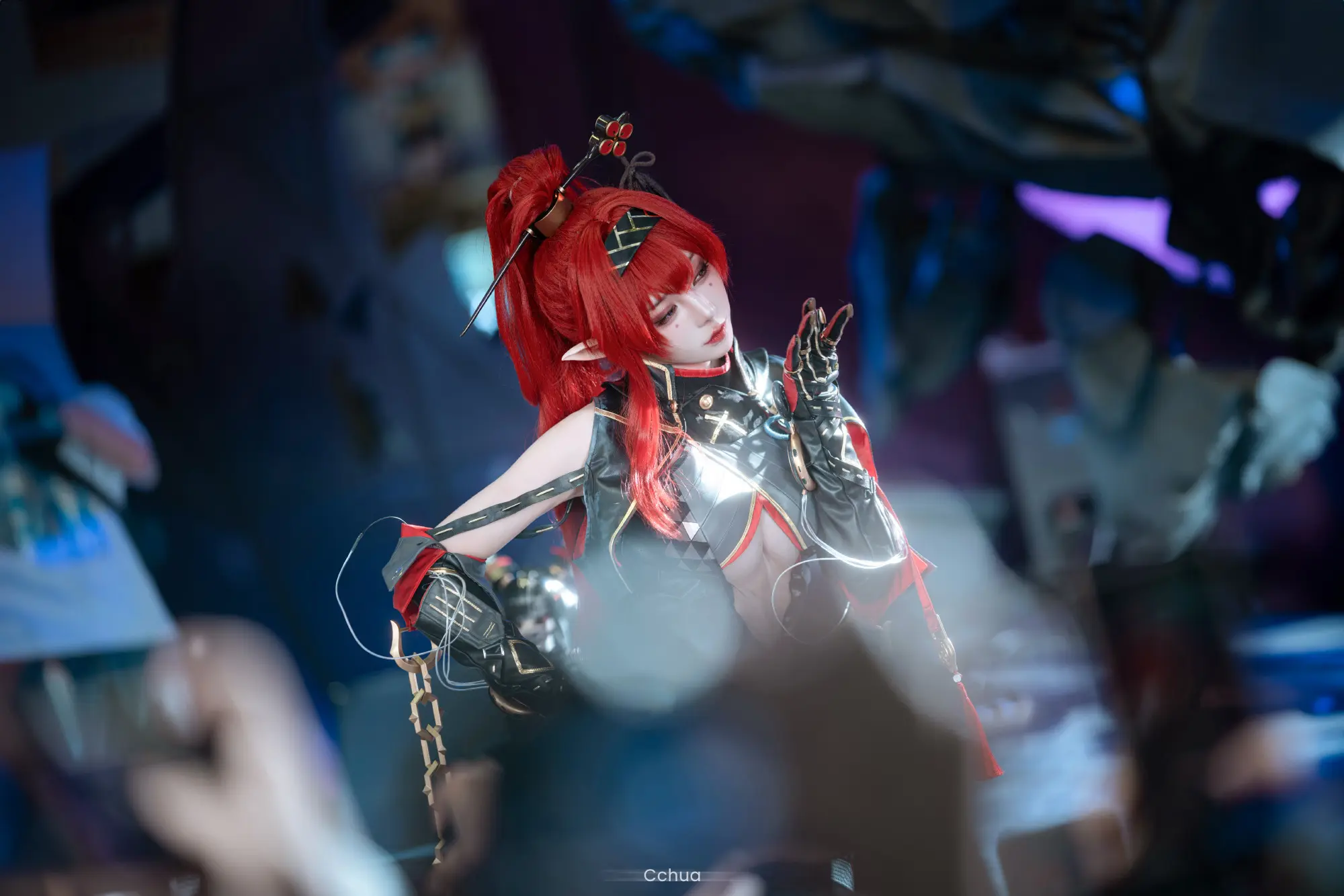 COSPLAY 今天......也还是想被姐姐的丝线牵着走的一天！ 鸣潮吟霖@Cchua华 COSPLAY-第6张