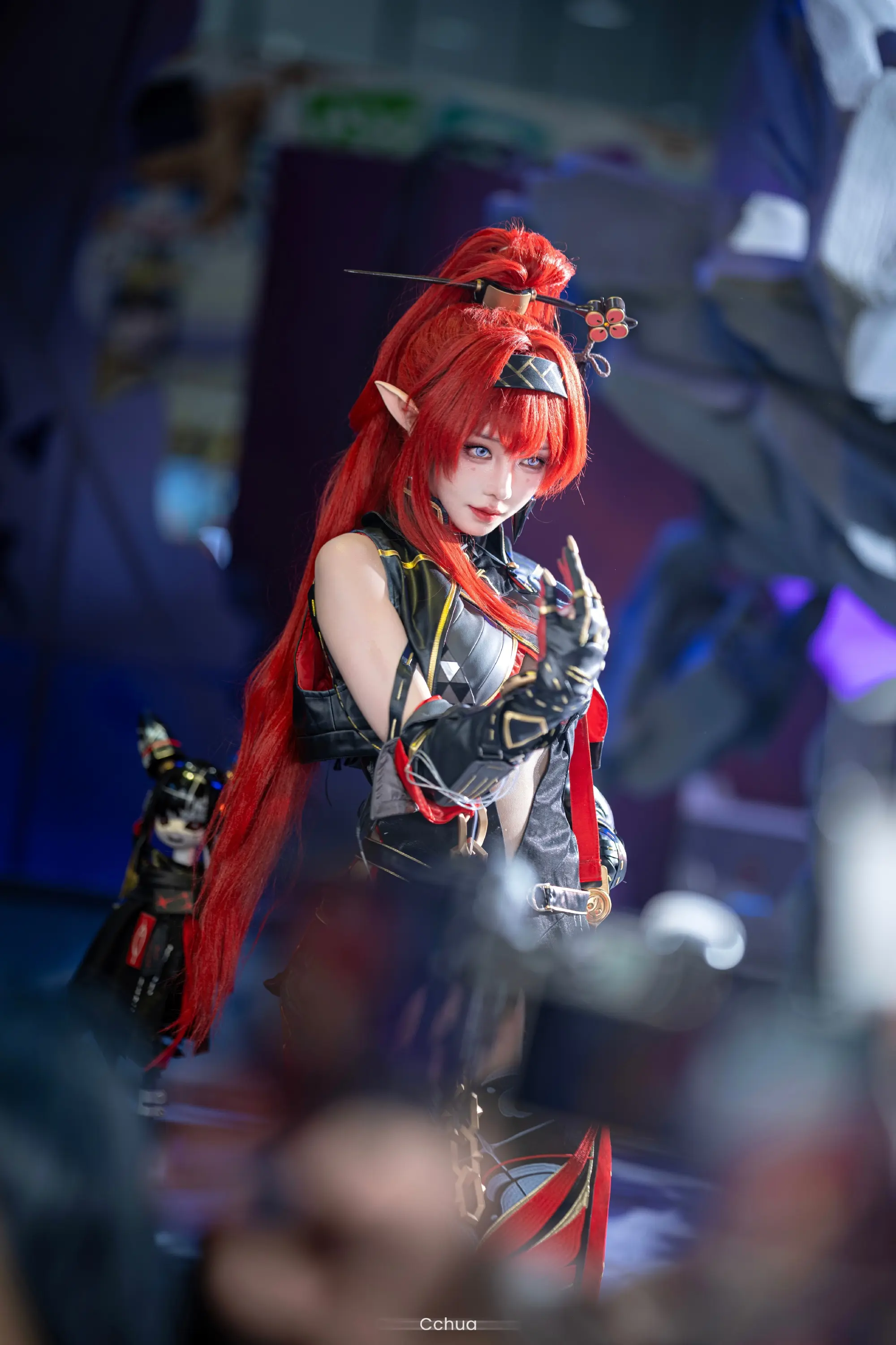 COSPLAY 今天......也还是想被姐姐的丝线牵着走的一天！ 鸣潮吟霖@Cchua华 COSPLAY-第4张