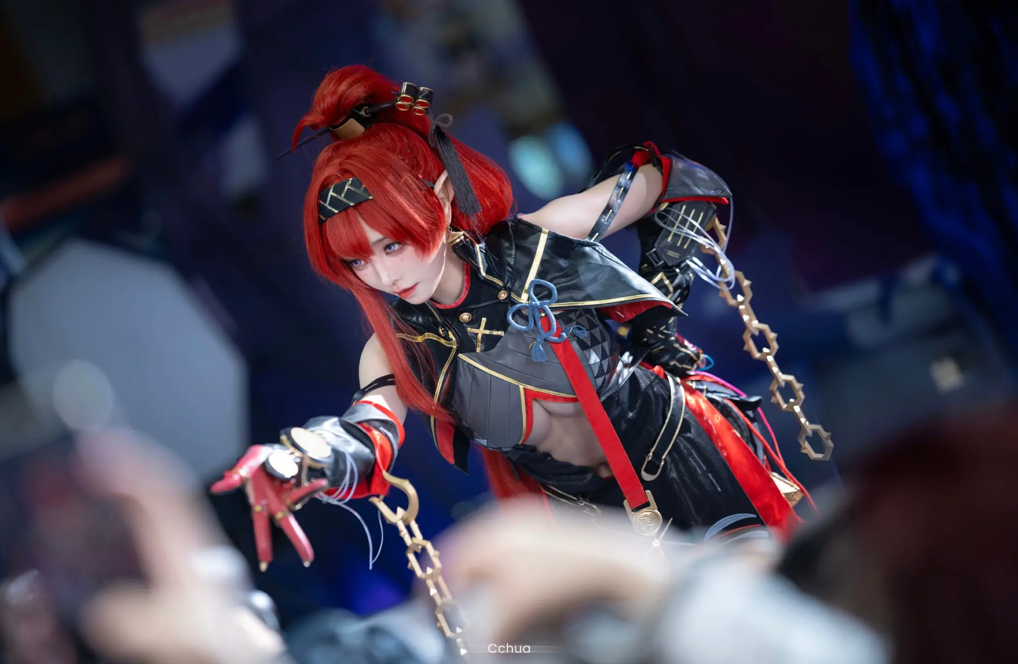 COSPLAY 今天......也还是想被姐姐的丝线牵着走的一天！ 鸣潮吟霖@Cchua华 COSPLAY-第2张