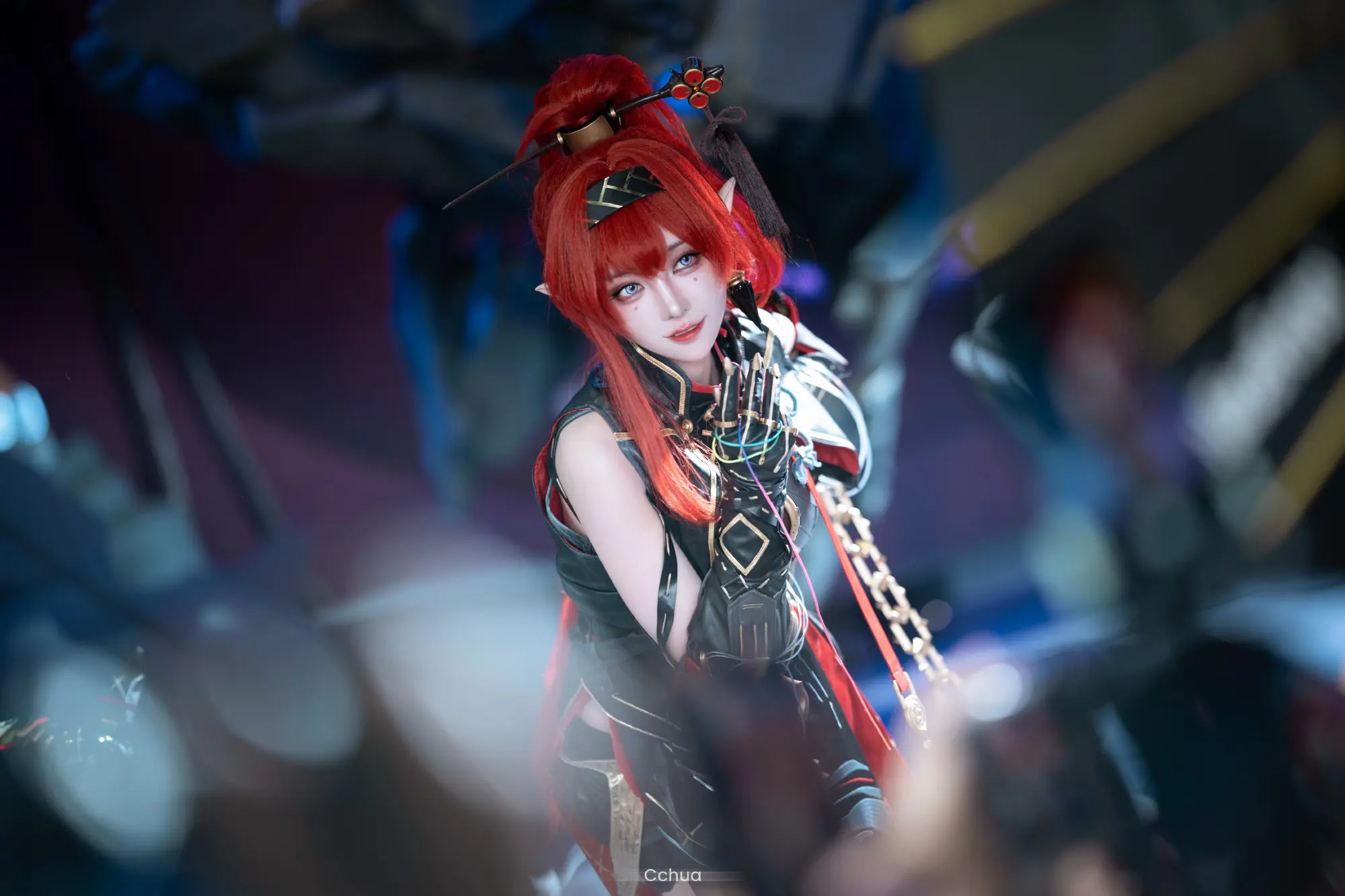 COSPLAY 今天......也还是想被姐姐的丝线牵着走的一天！ 鸣潮吟霖@Cchua华 COSPLAY-第10张