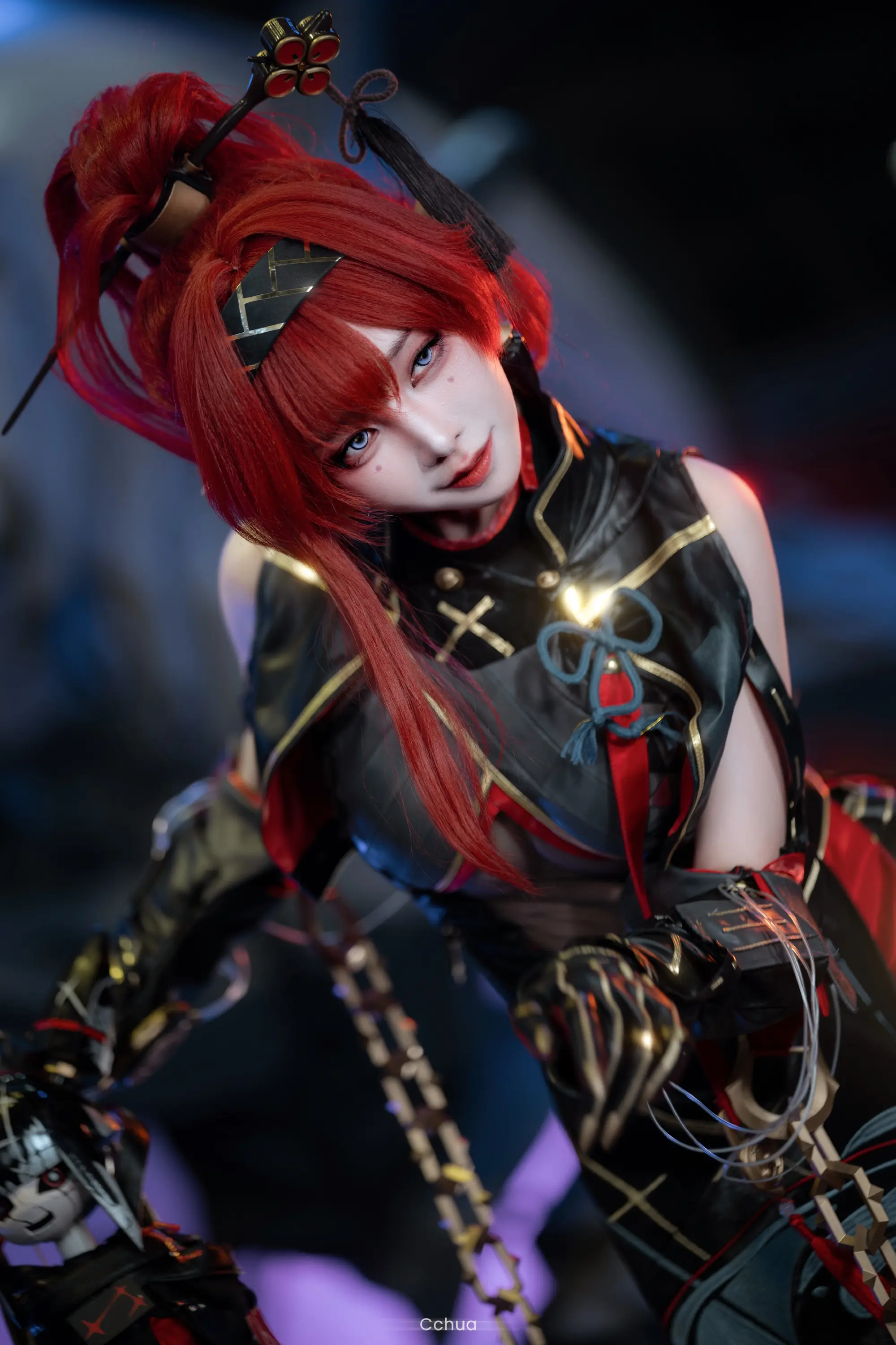 COSPLAY 今天......也还是想被姐姐的丝线牵着走的一天！ 鸣潮吟霖@Cchua华 COSPLAY-第11张