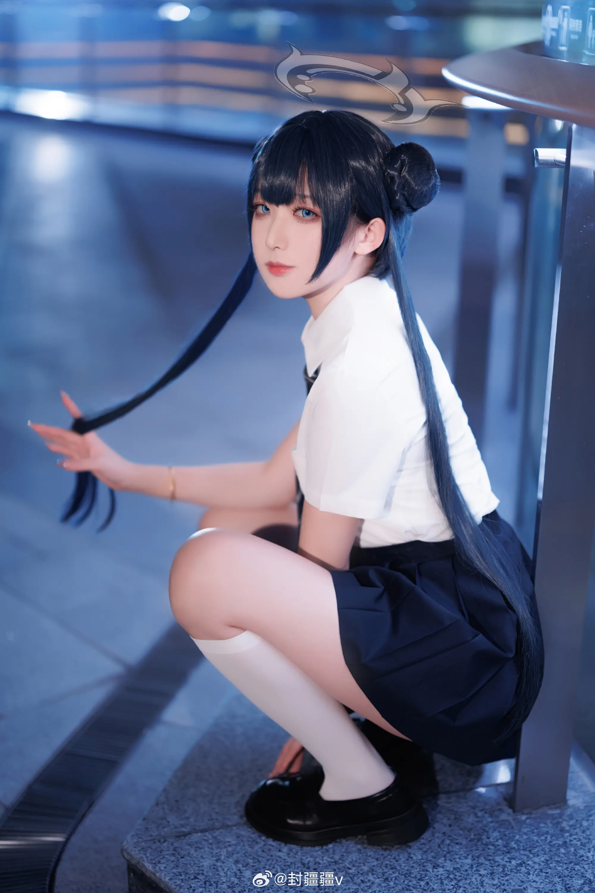 COSPLAY 碧蓝档案 龙华妃咲@封疆疆v-公众号小姨ai