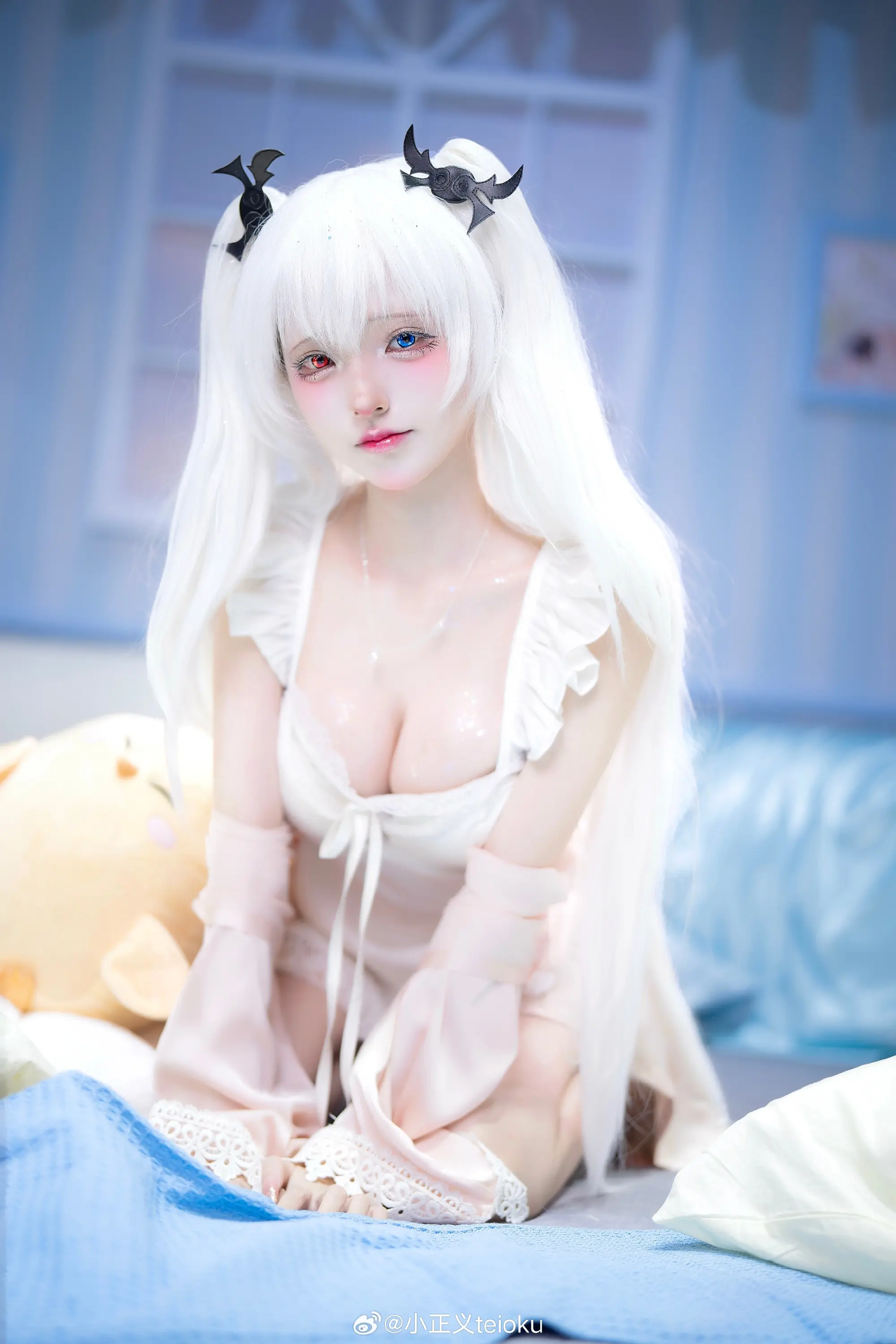 COSPLAY 如、如果睡不着的话， 碧蓝航线 埃尔宾@小正义teioku-公众号小姨ai