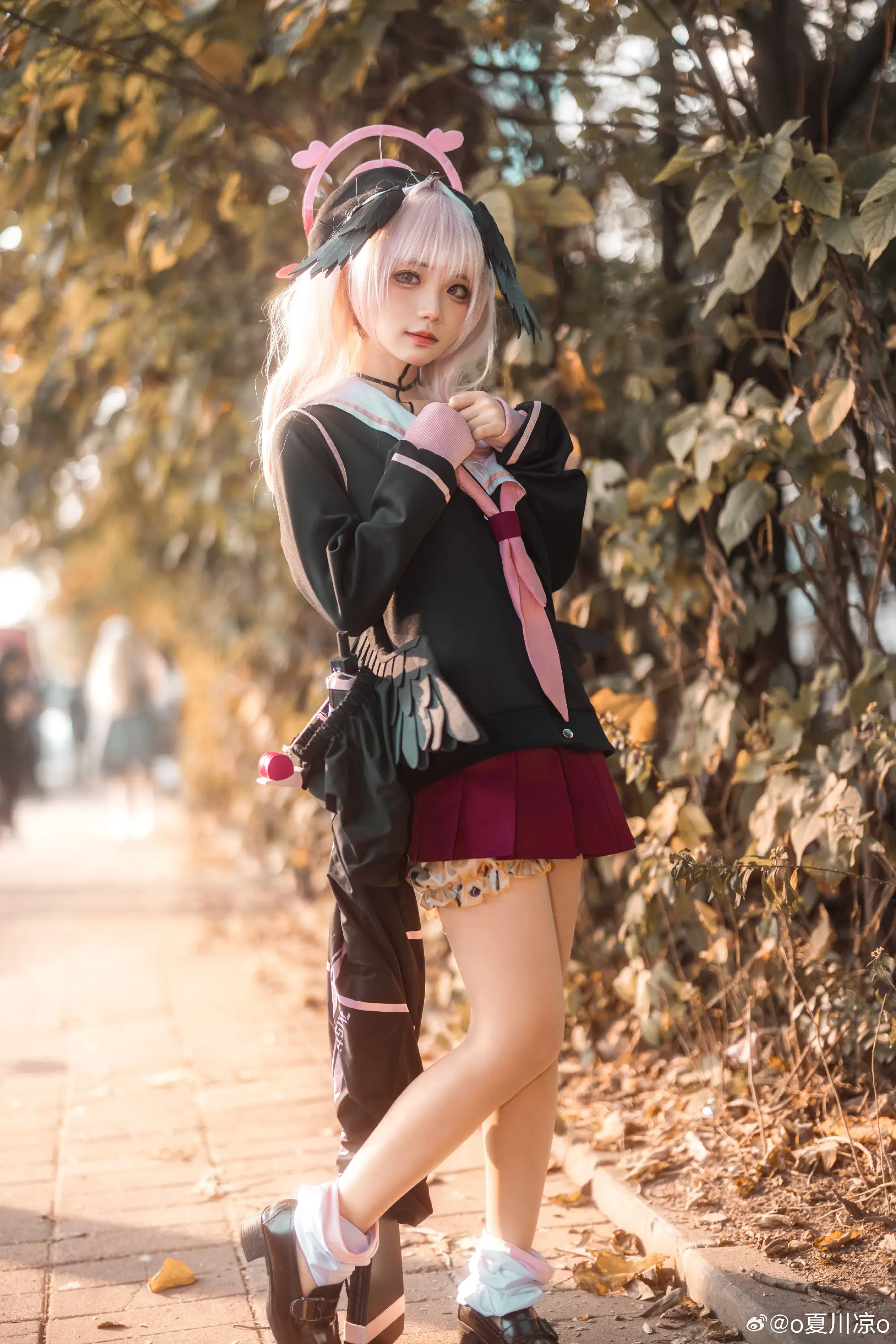 COSPLAY 碧蓝档案 偶遇下江小春！@花柒Hana-公众号小姨ai