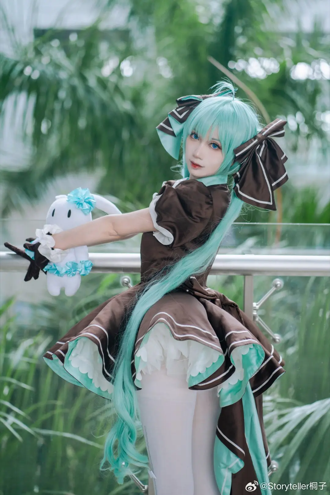 cosplay 初音未来 🐰欢迎来到miku的兔兔森林！🌲@Storyteller桐子-公众号小姨ai