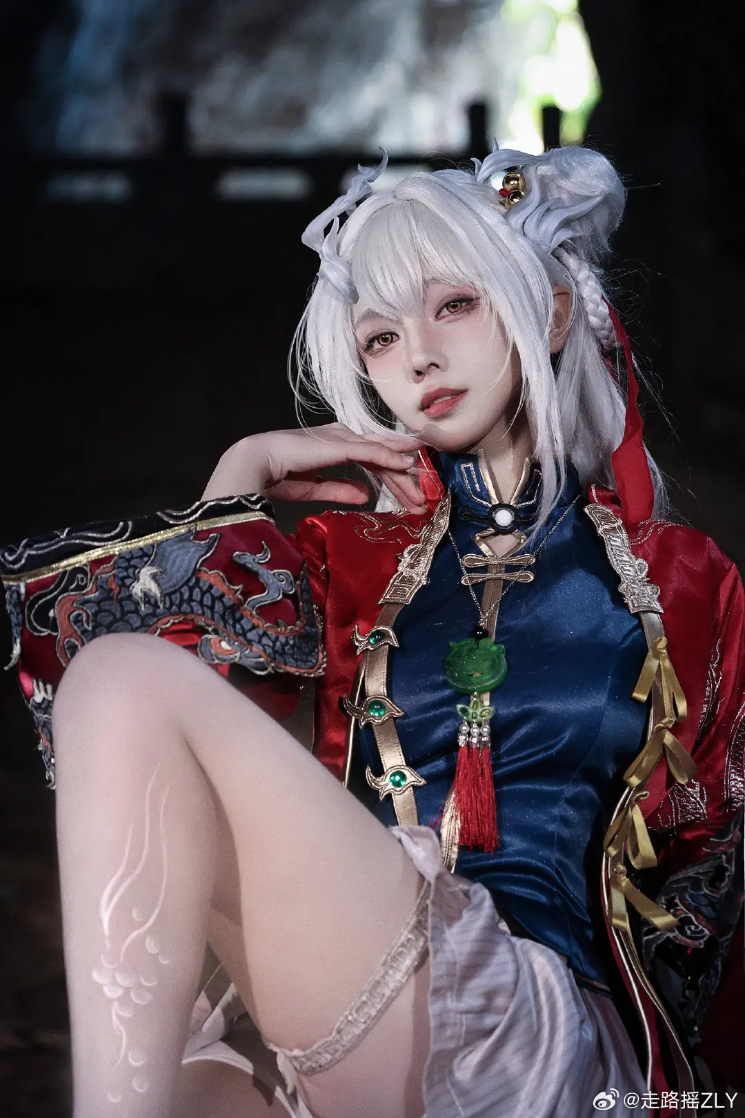 什么~你怎么知道~我抽到了超绝白毛青龙元君？ 归龙潮青龙元君@走路摇ZLY-公众号小姨ai