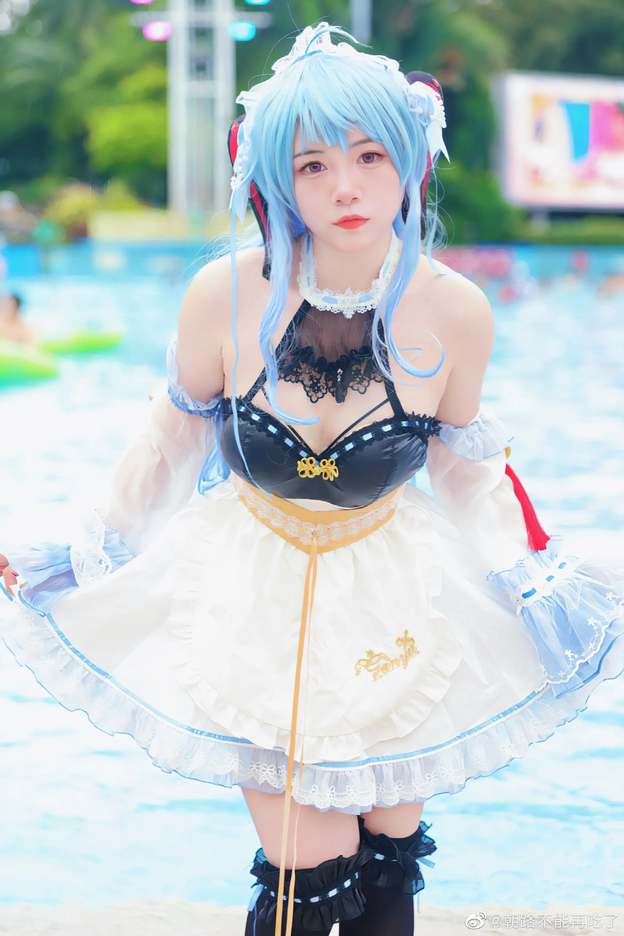 原神 甘雨cos@朝路不能再吃了-公众号小姨ai