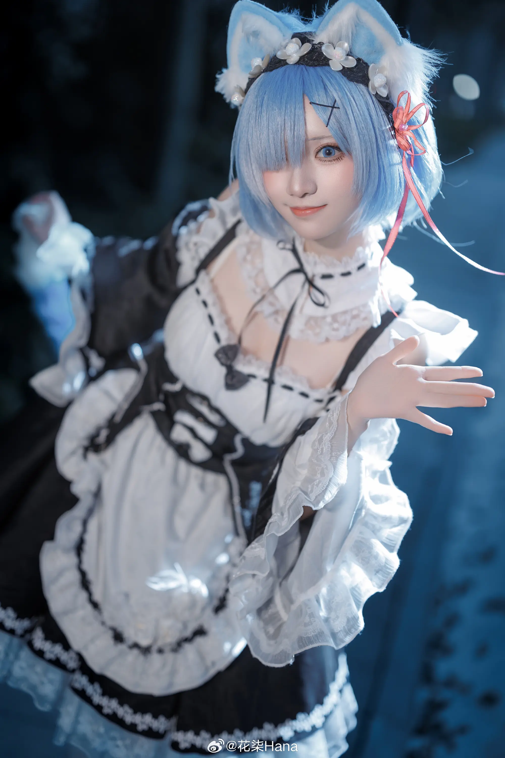 COSPLAY 猫猫蕾姆场照🐱@花柒Hana-公众号小姨ai