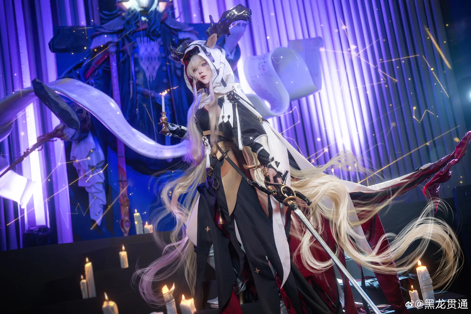COSPLAY 明日方舟 薇薇安娜·德罗斯特@黑龙贯通 COSPLAY-第2张