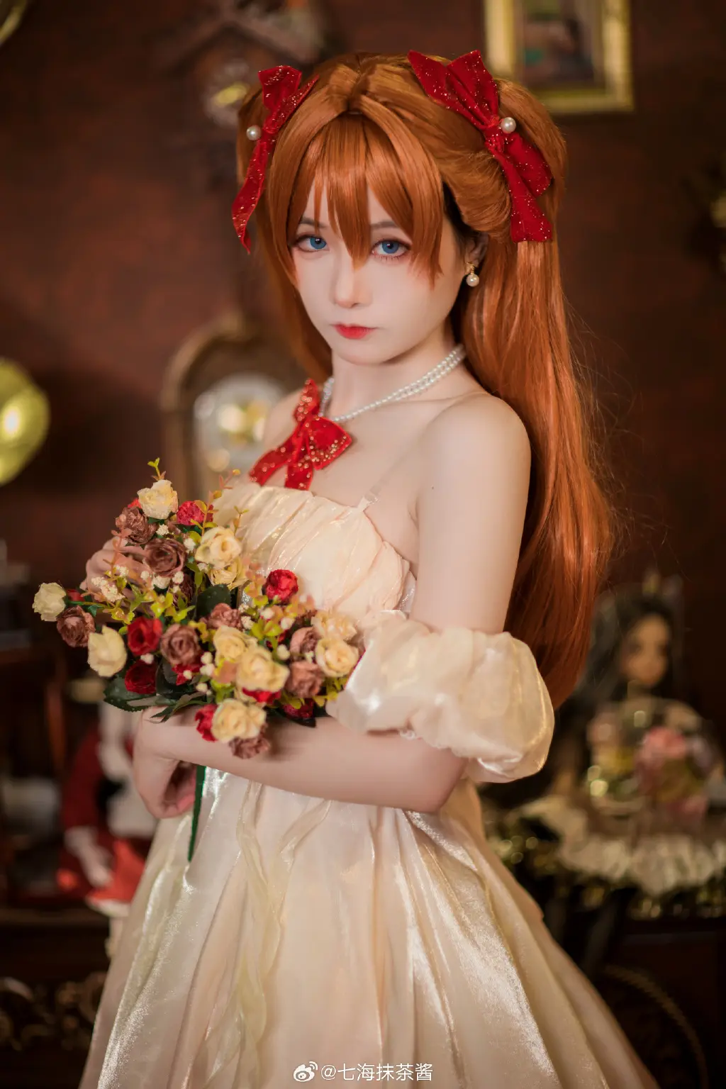 cosplay 我知道，我只有这一条路可以走…… 新世纪福音战士 明日香cos@七海抹茶酱 COSPLAY-第4张