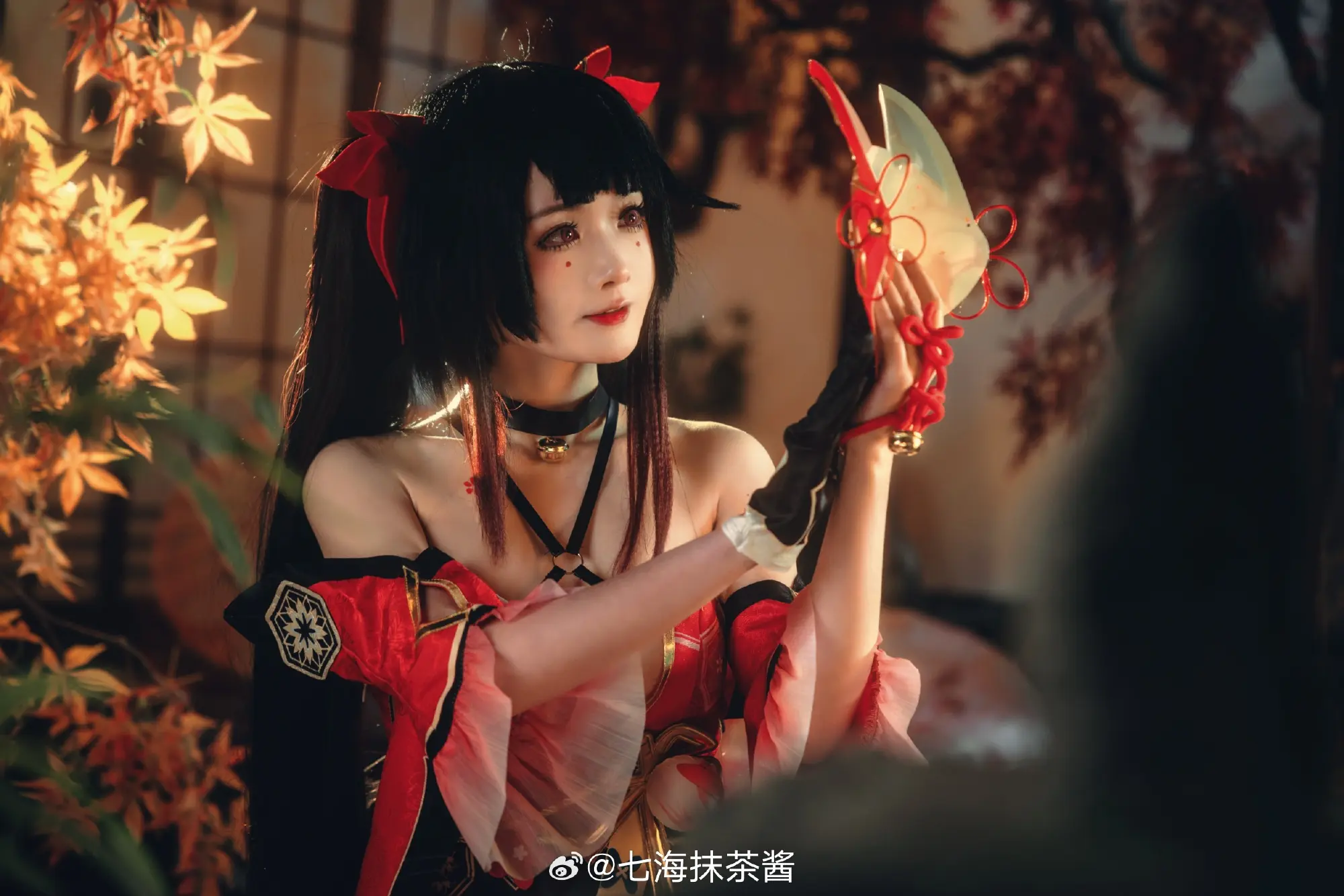 COSPLAY 元宵节快乐，要来找点乐子吗？嘻嘻嘻～崩坏星穹铁道 花火@七海抹茶酱 COSPLAY-第13张