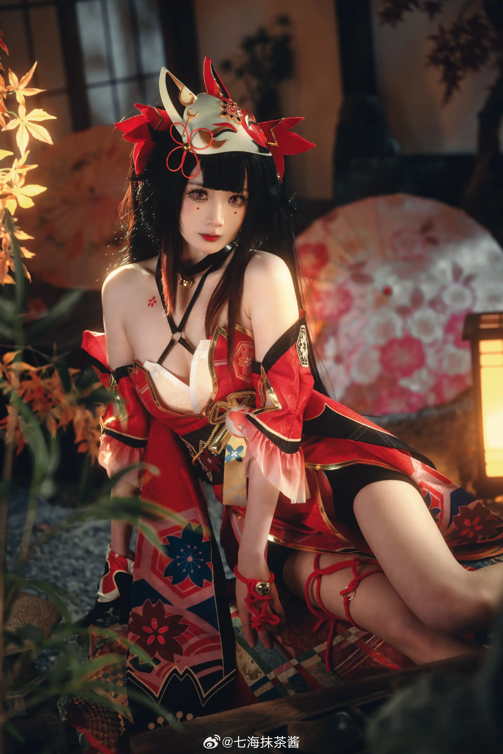 COSPLAY 元宵节快乐，要来找点乐子吗？嘻嘻嘻～崩坏星穹铁道 花火@七海抹茶酱 COSPLAY-第2张