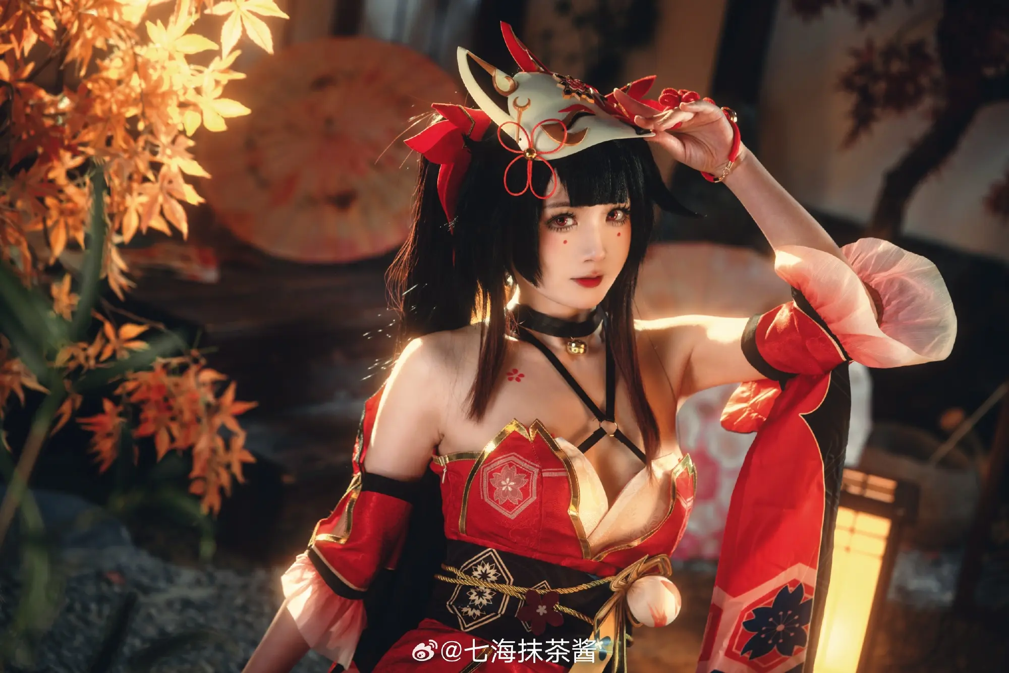 COSPLAY 元宵节快乐，要来找点乐子吗？嘻嘻嘻～崩坏星穹铁道 花火@七海抹茶酱 COSPLAY-第3张