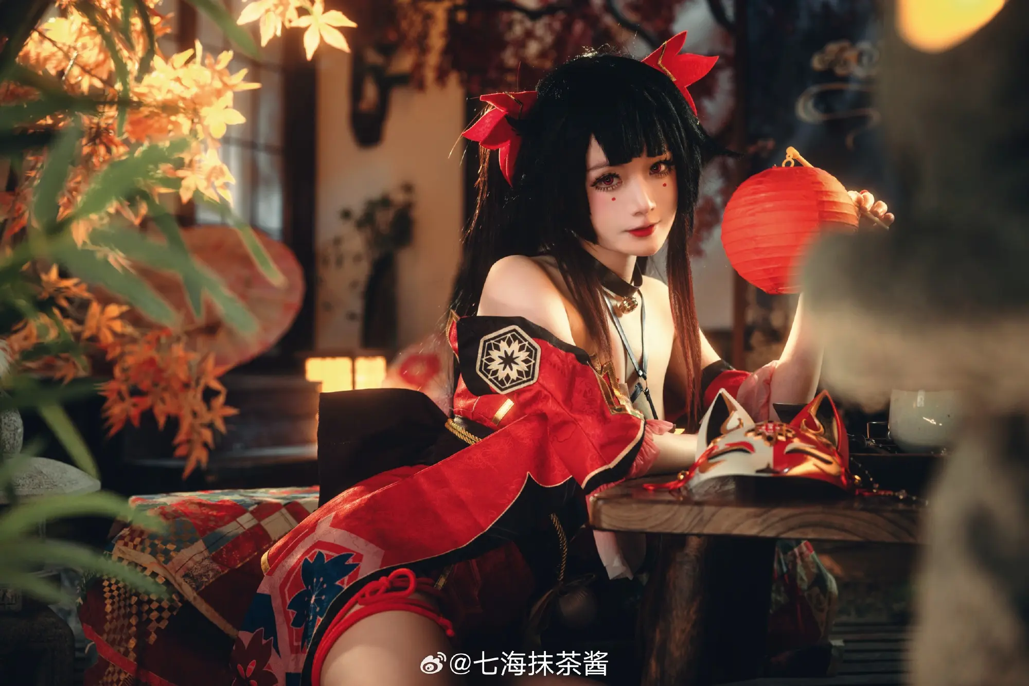 COSPLAY 元宵节快乐，要来找点乐子吗？嘻嘻嘻～崩坏星穹铁道 花火@七海抹茶酱 COSPLAY-第5张