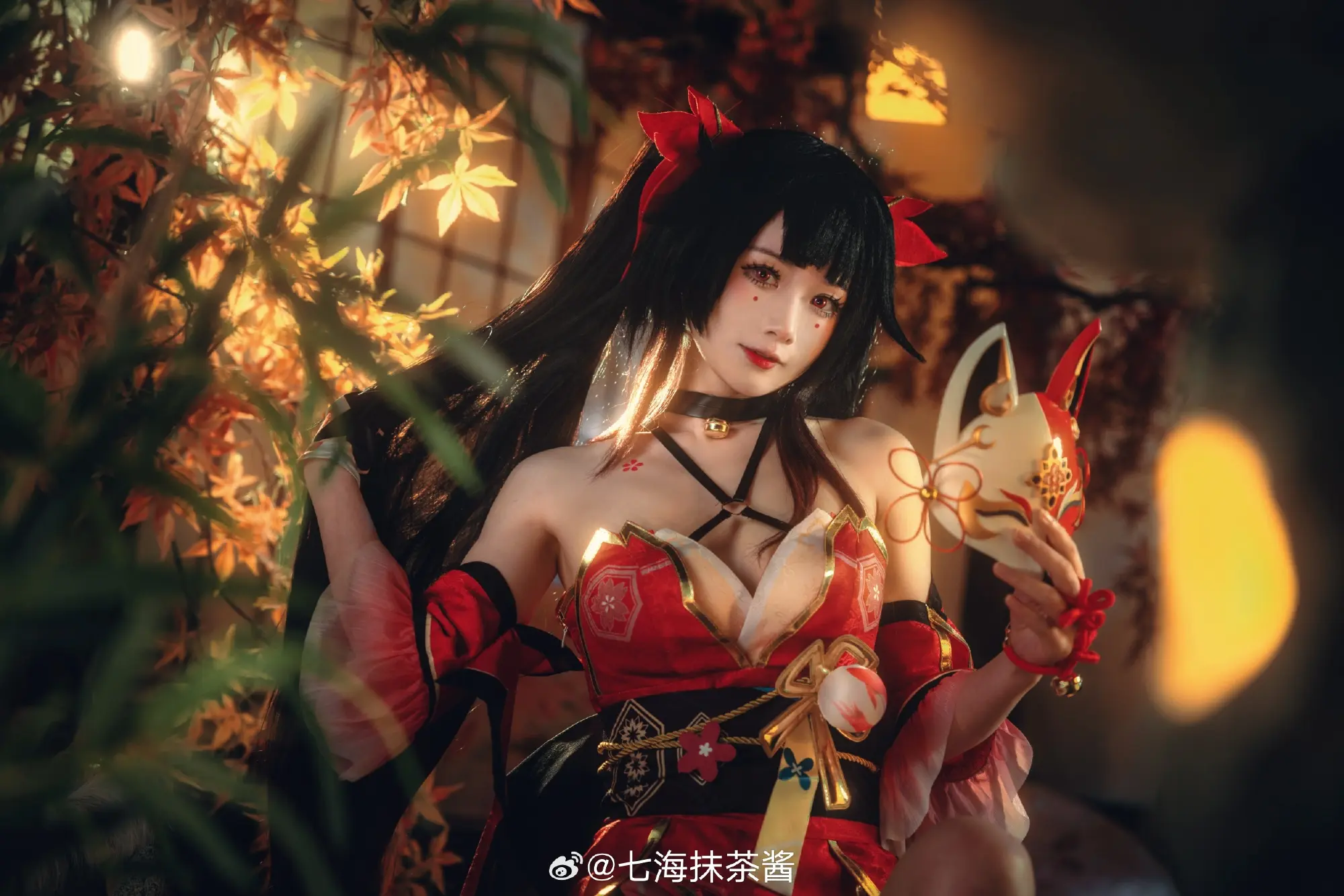 COSPLAY 元宵节快乐，要来找点乐子吗？嘻嘻嘻～崩坏星穹铁道 花火@七海抹茶酱 COSPLAY-第6张